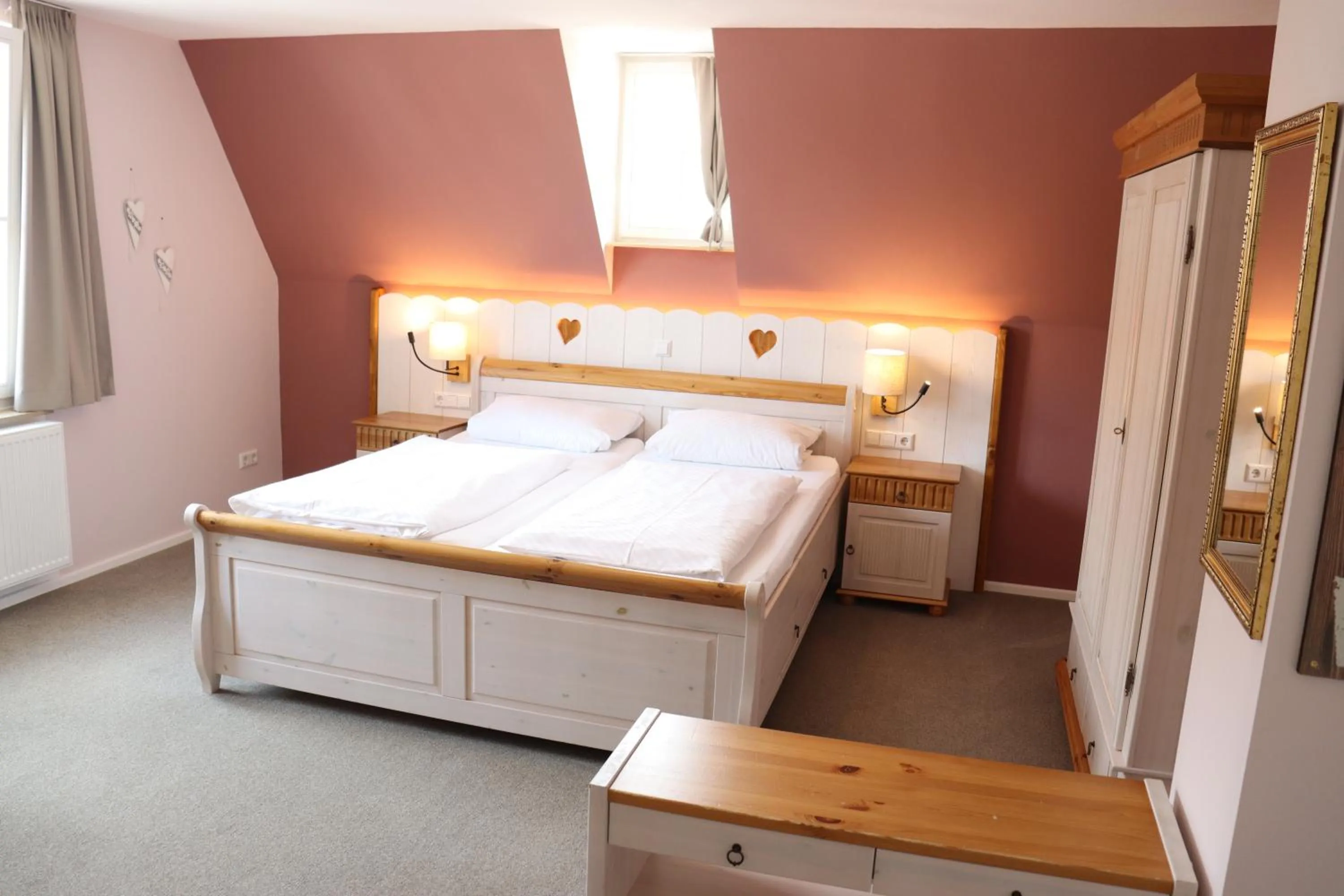 Photo of the whole room, Bed in Gästehaus "Unsere Stadtvilla" Hechingen