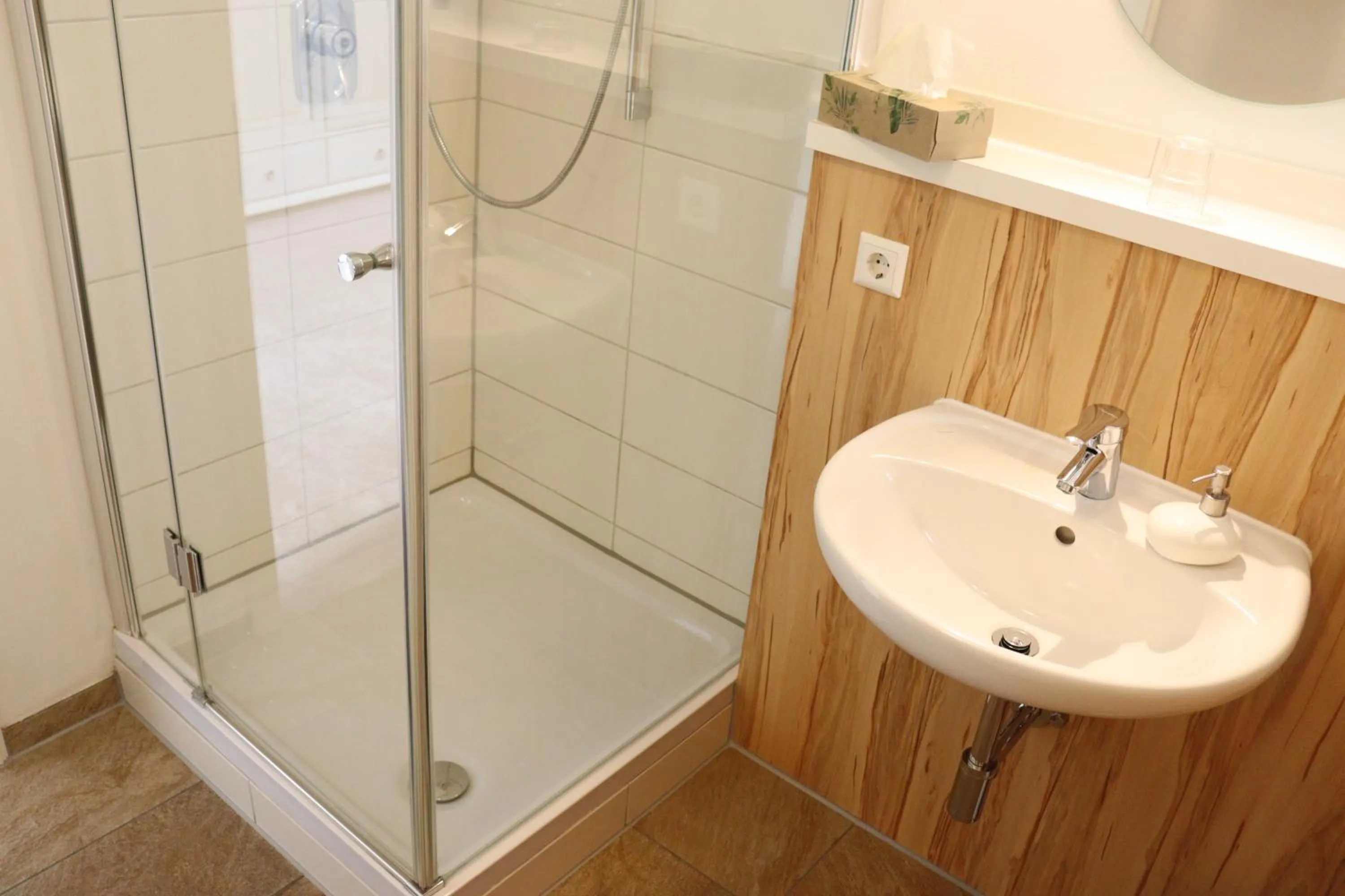 Bathroom in Gästehaus "Unsere Stadtvilla" Hechingen