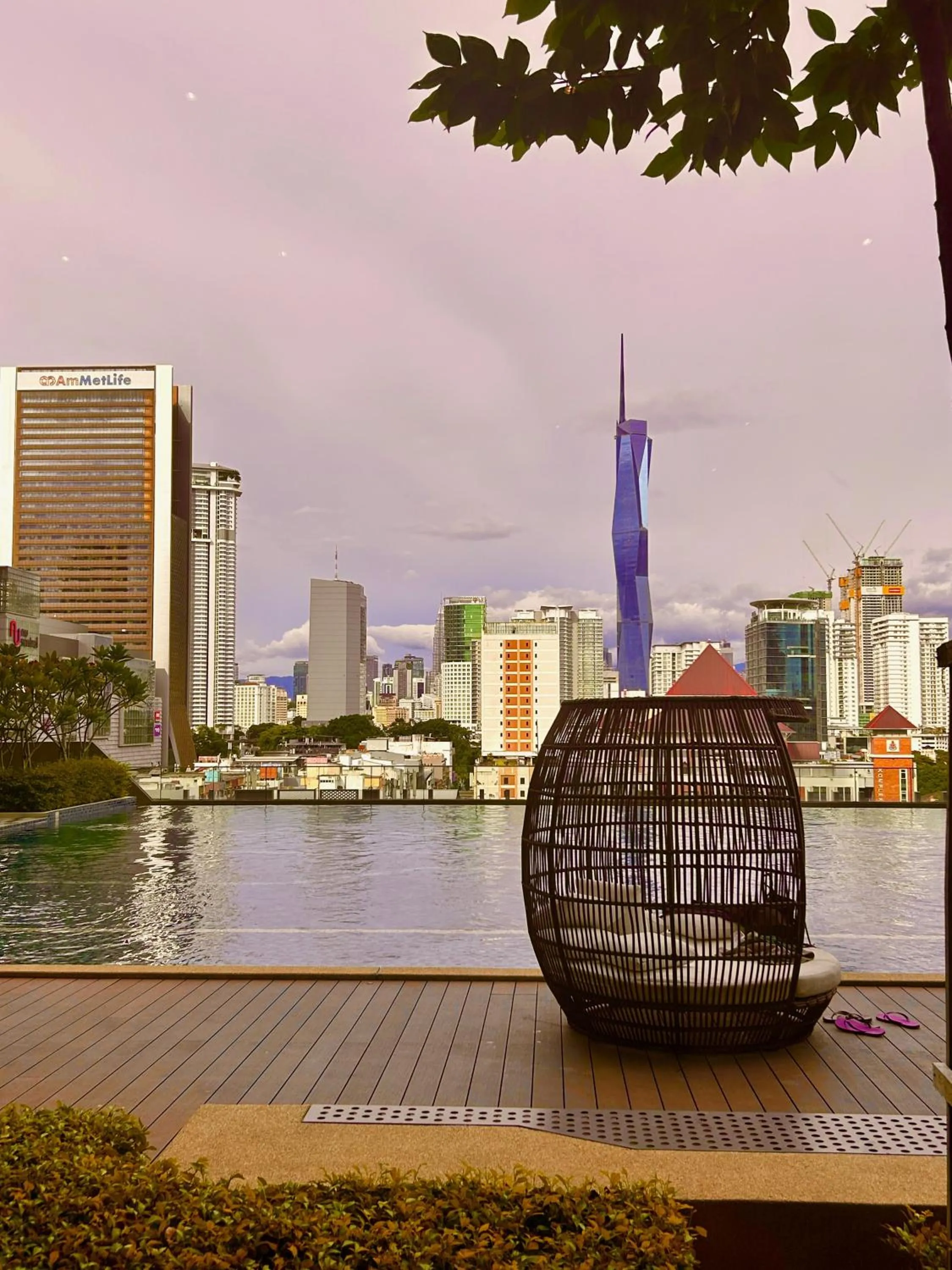 Day in KL Central 33rd Floor KLCC view