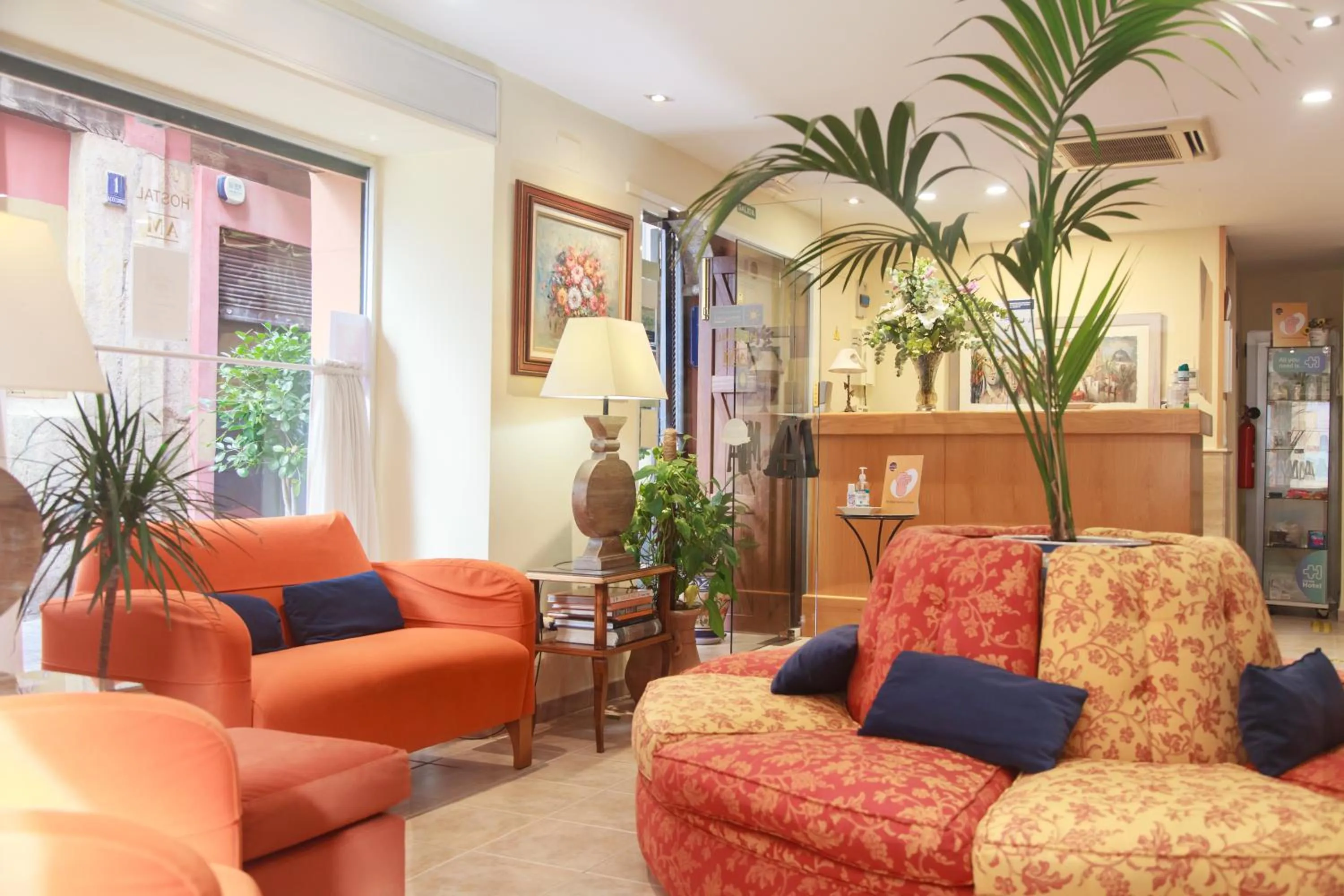 Living room in Hostal Antigua Morellana