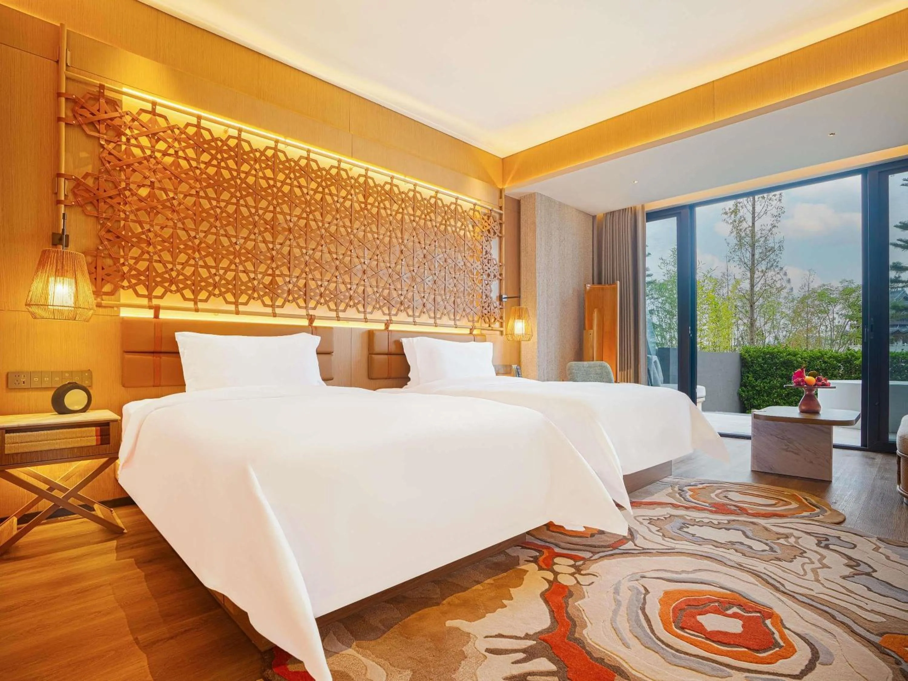Bedroom, Bed in Chengdu Expo Waterfall Hotel - MGallery Collection