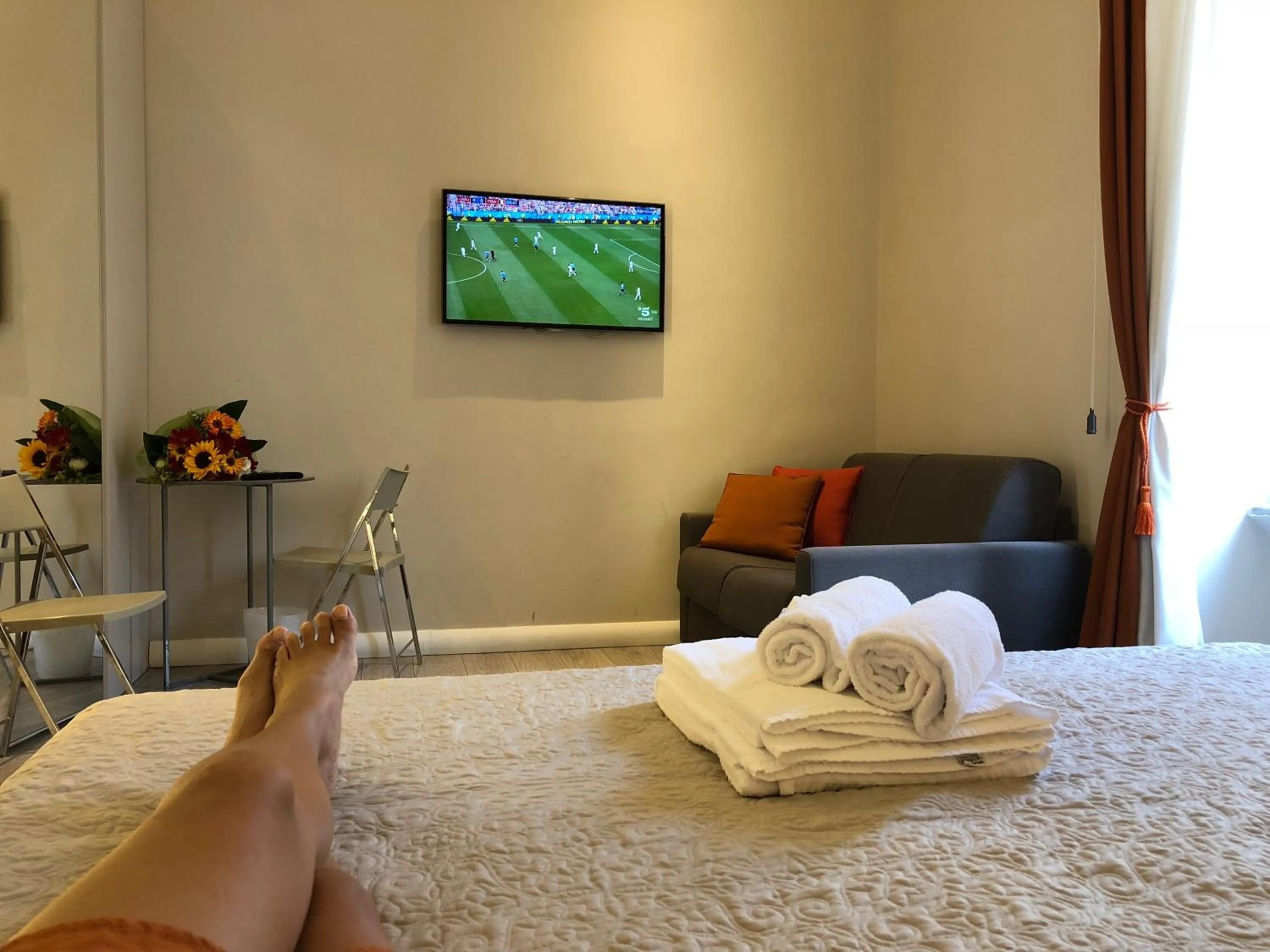 Bed in The Roman Empire Guesthouse