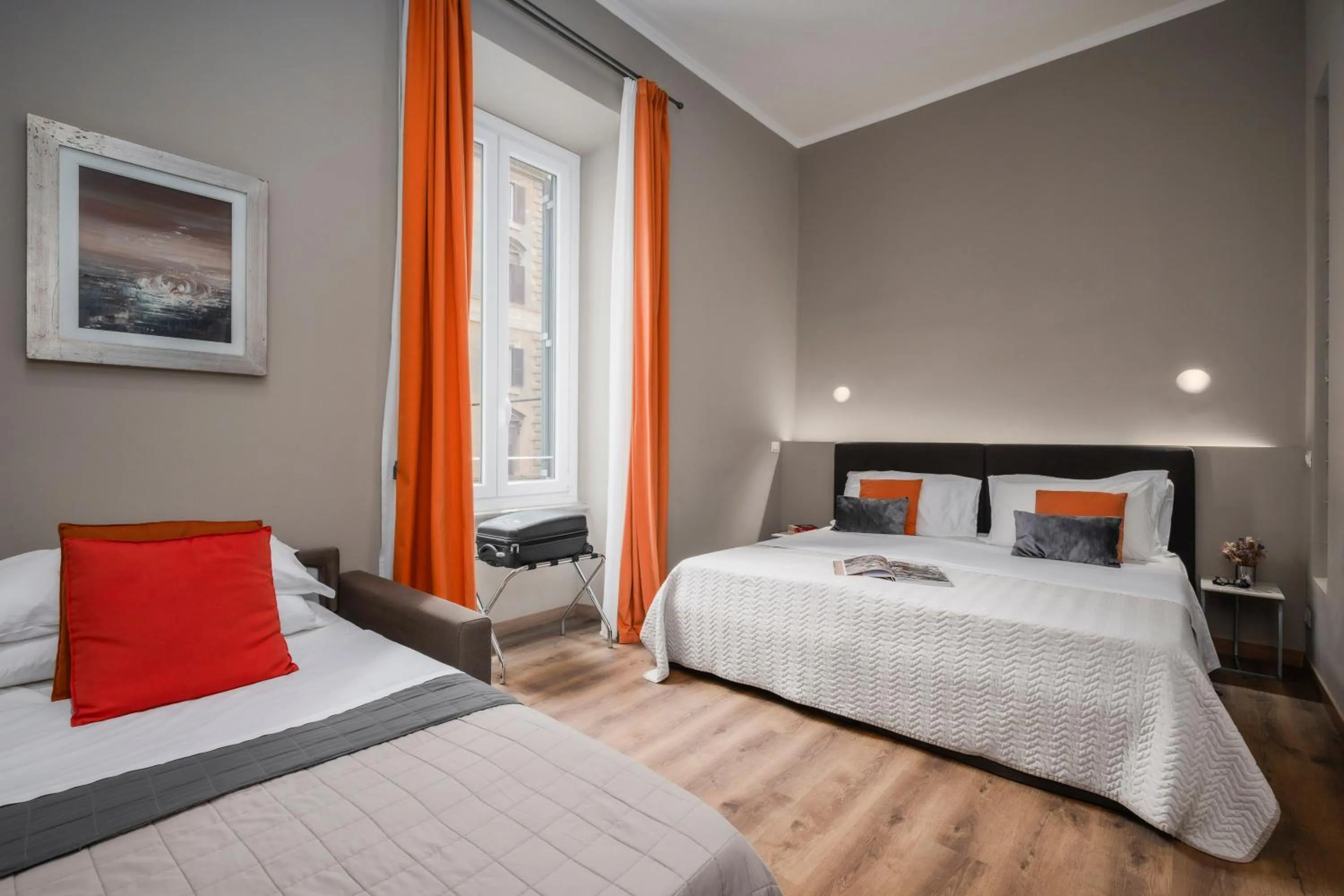 Bed in The Roman Empire Guesthouse