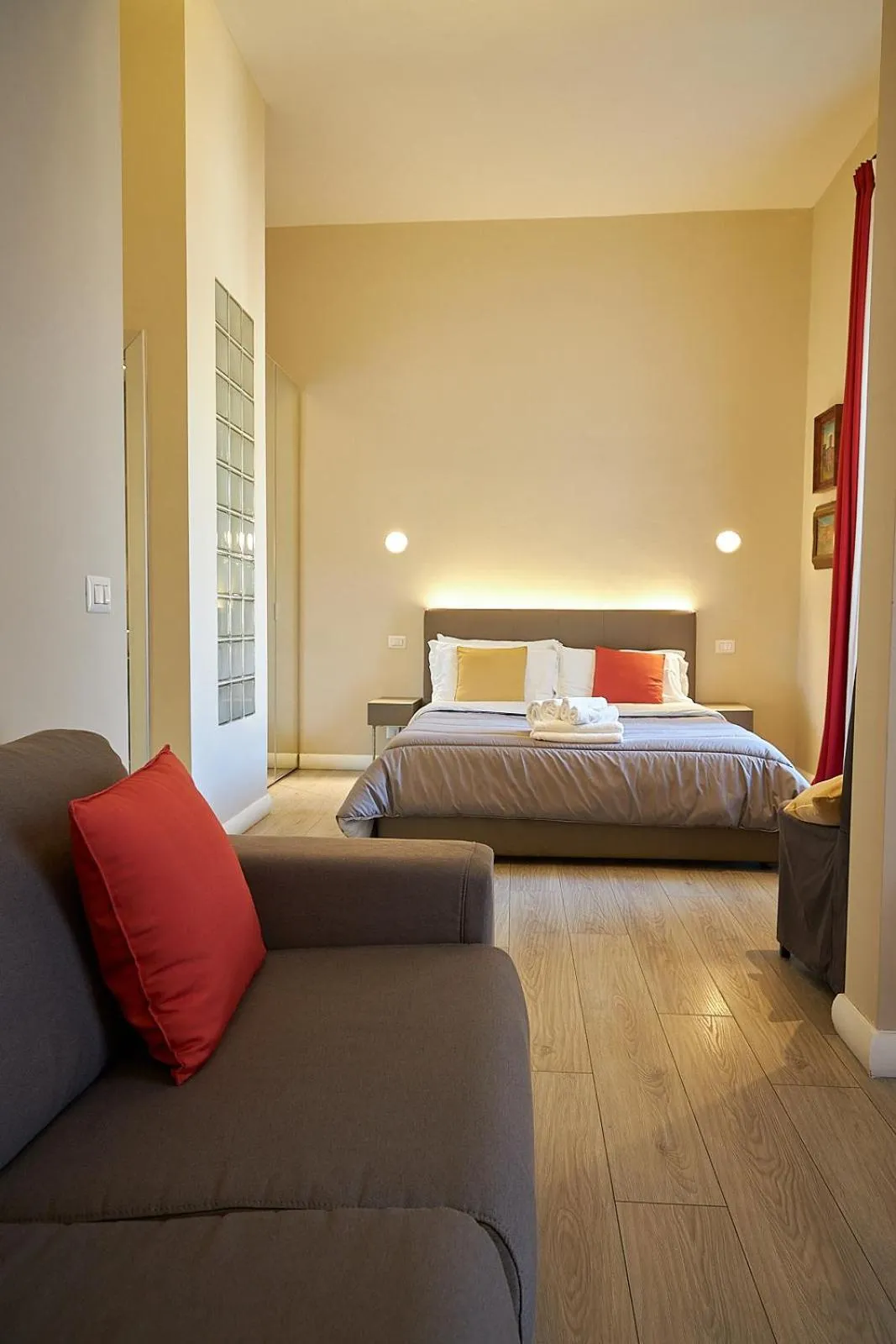 Bed in The Roman Empire Guesthouse