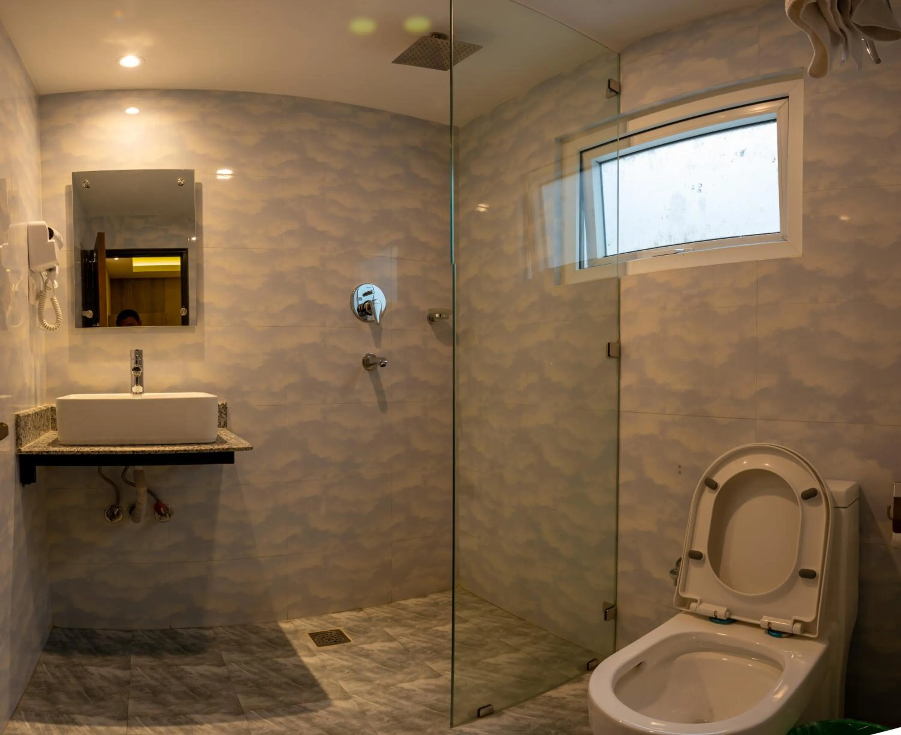 Shower in Divya Boutique Inn