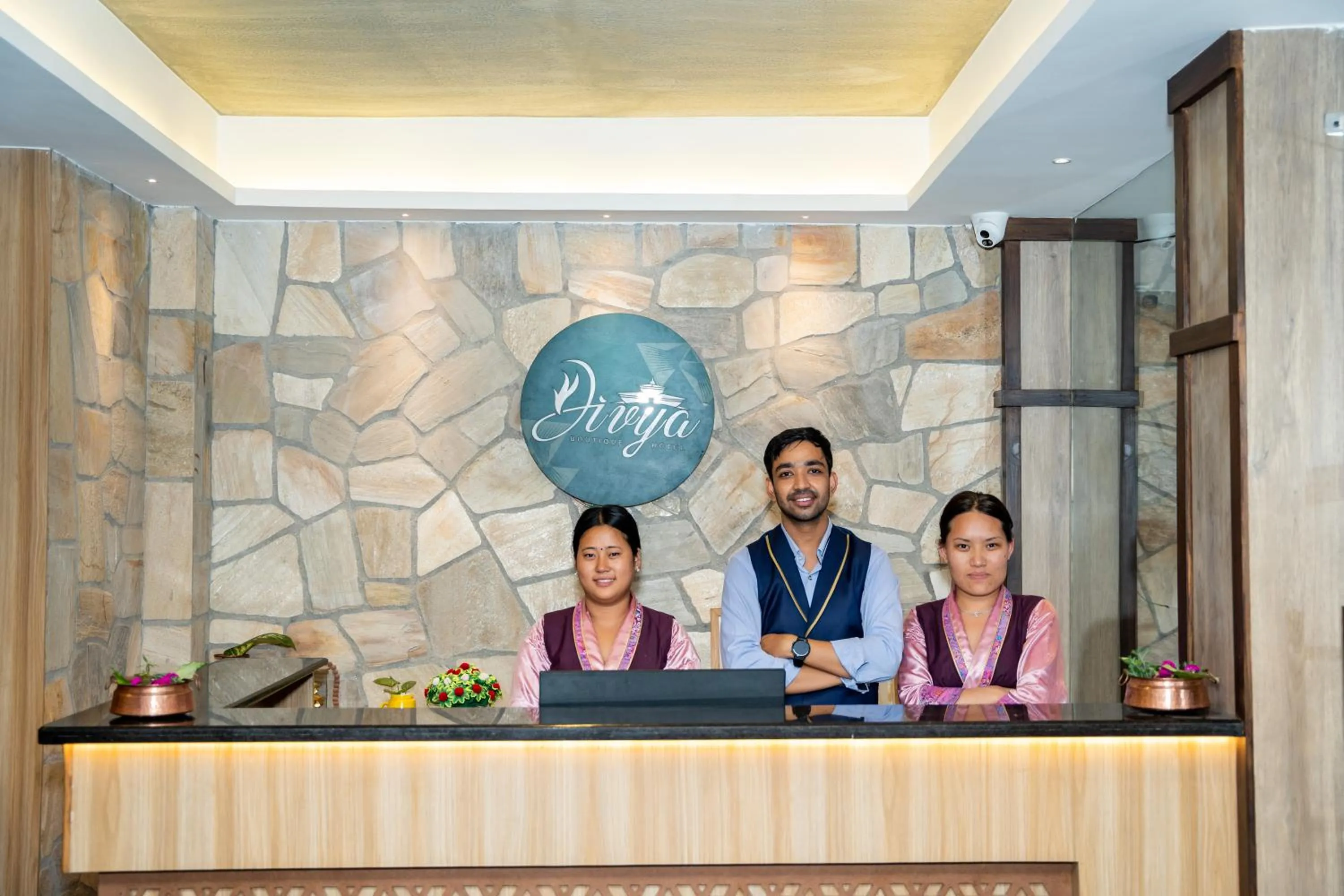 Lobby or reception in Divya Boutique Inn