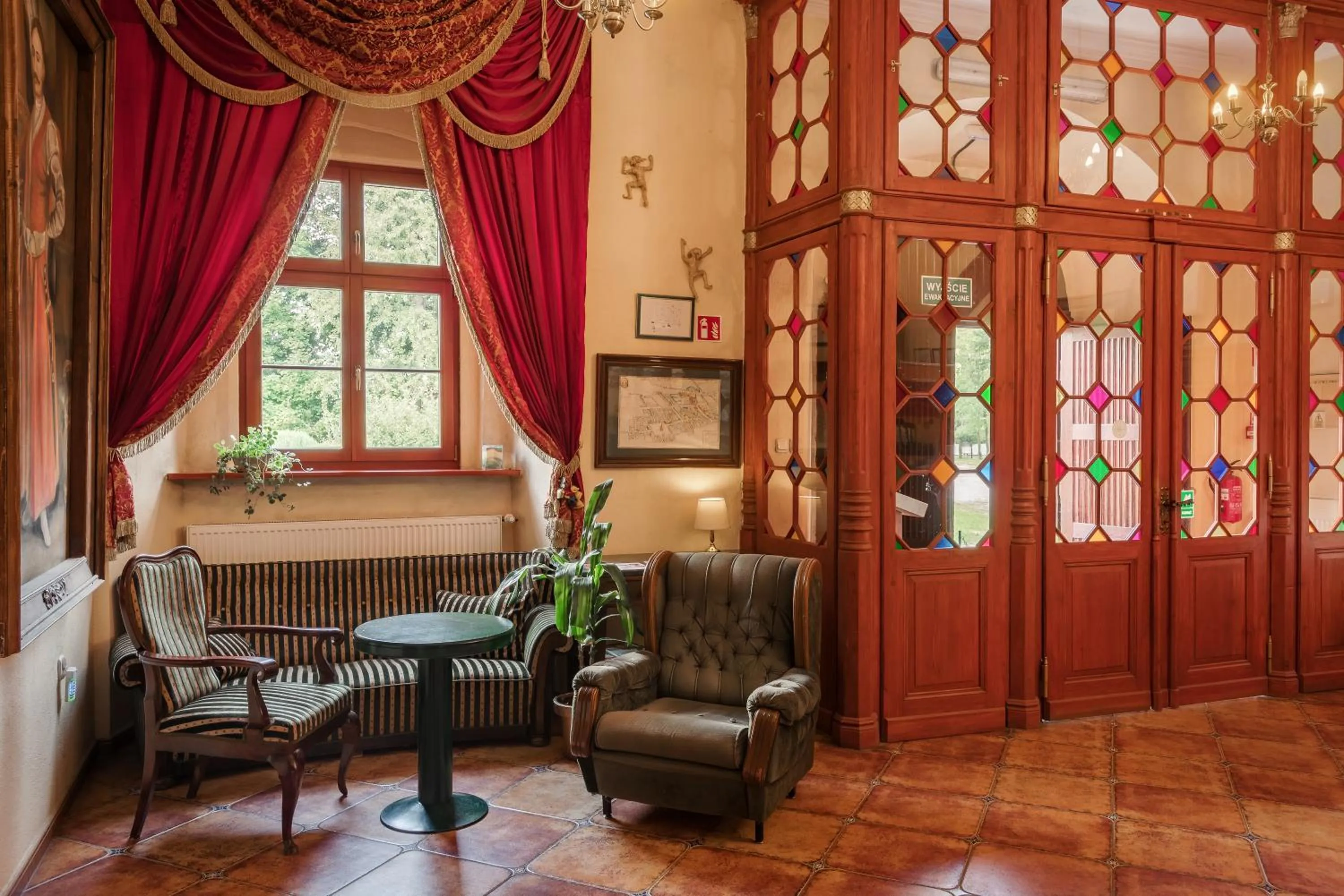 Lobby or reception in Zamek Dobroszyce