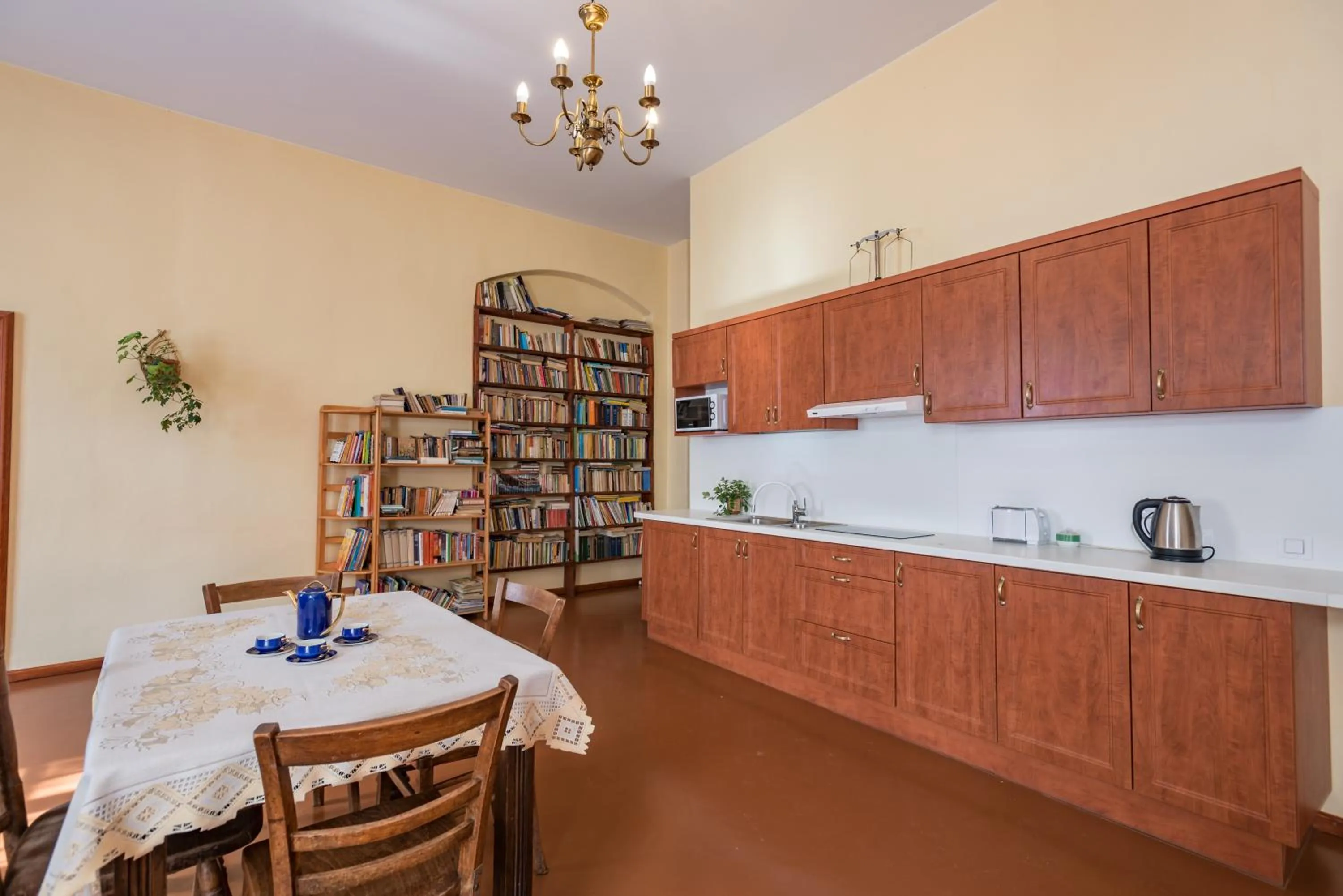 Communal kitchen in Zamek Dobroszyce