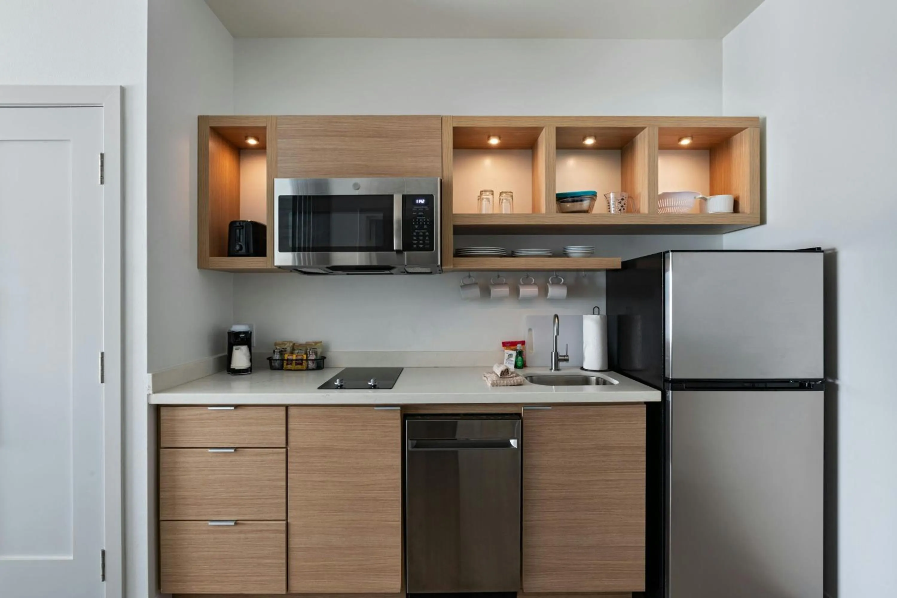 Kitchen or kitchenette in TownePlace Suites by Marriott Houston Tomball