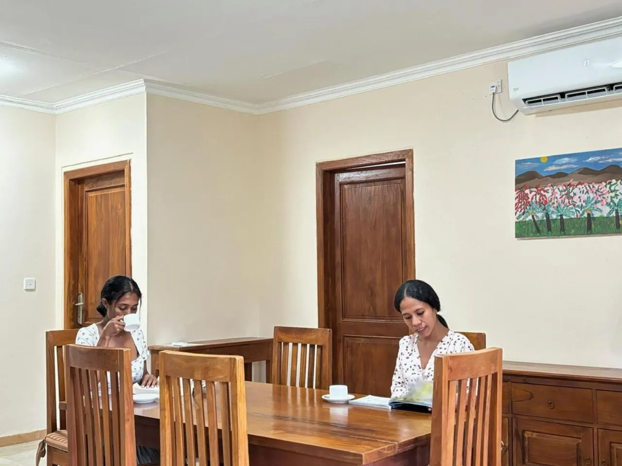 Dining area in Palm Malinamoc Hotel