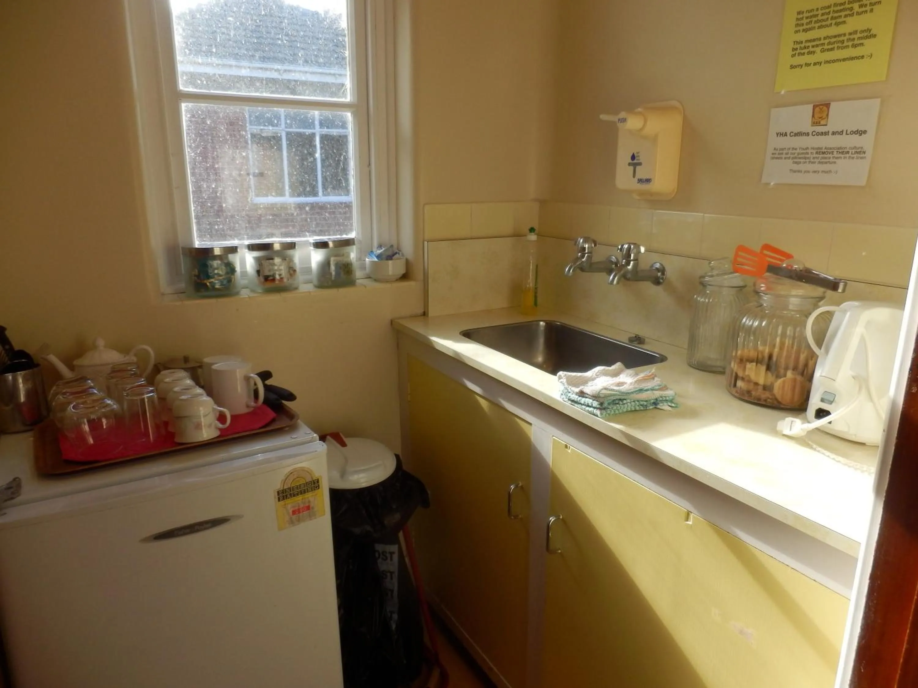 Coffee/tea facilities in Thomas's Catlins Lodge and Camp Ground