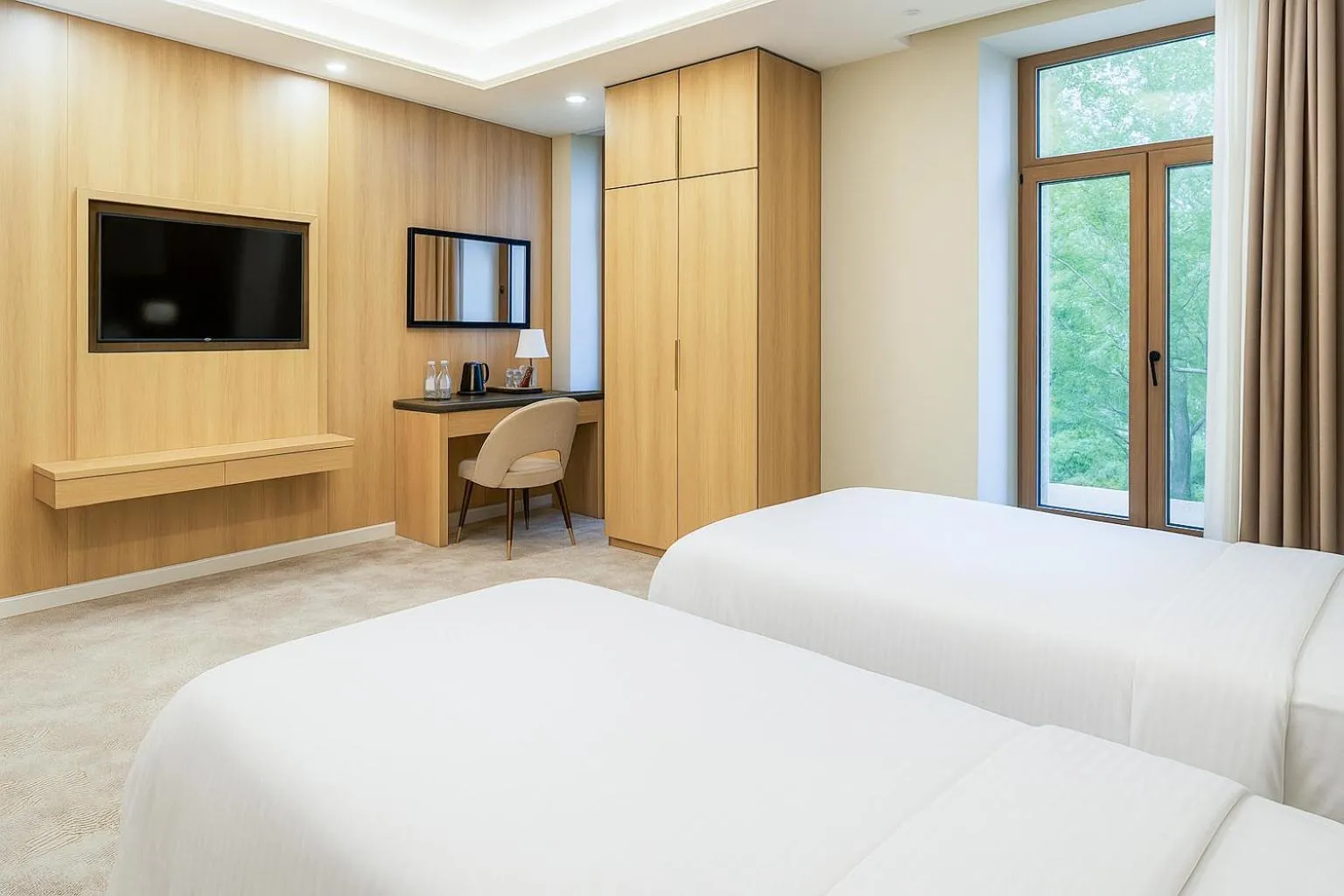 Bed in Siab Hotel Premium