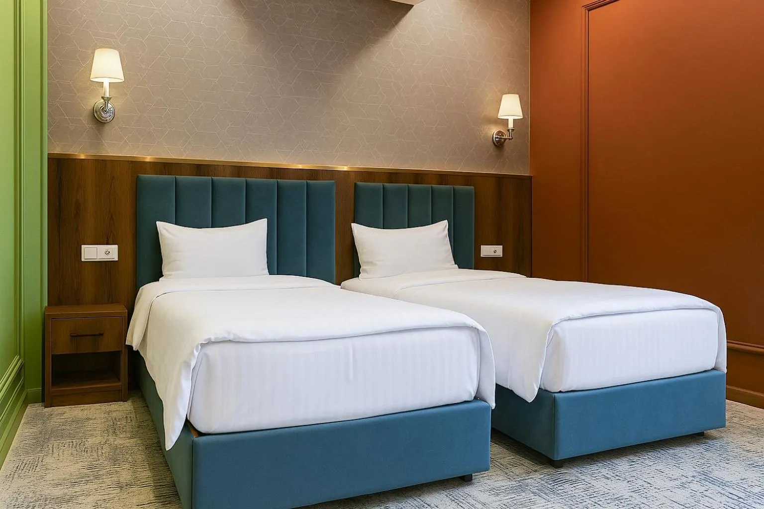Bed in Siab Hotel Premium