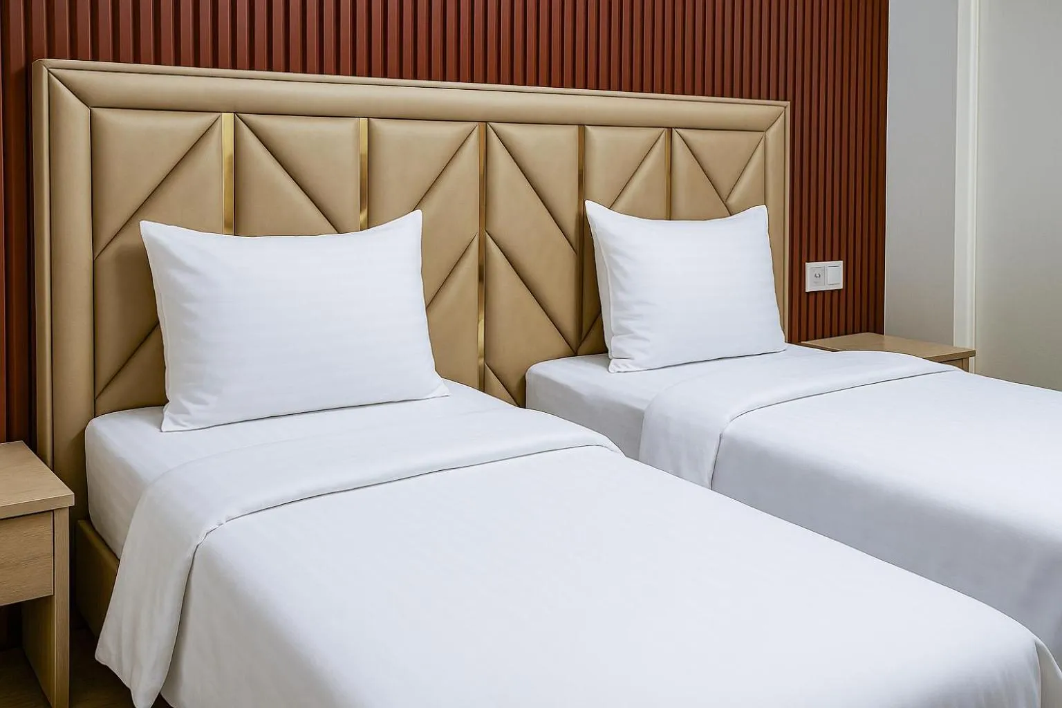 Bed in Siab Hotel Premium