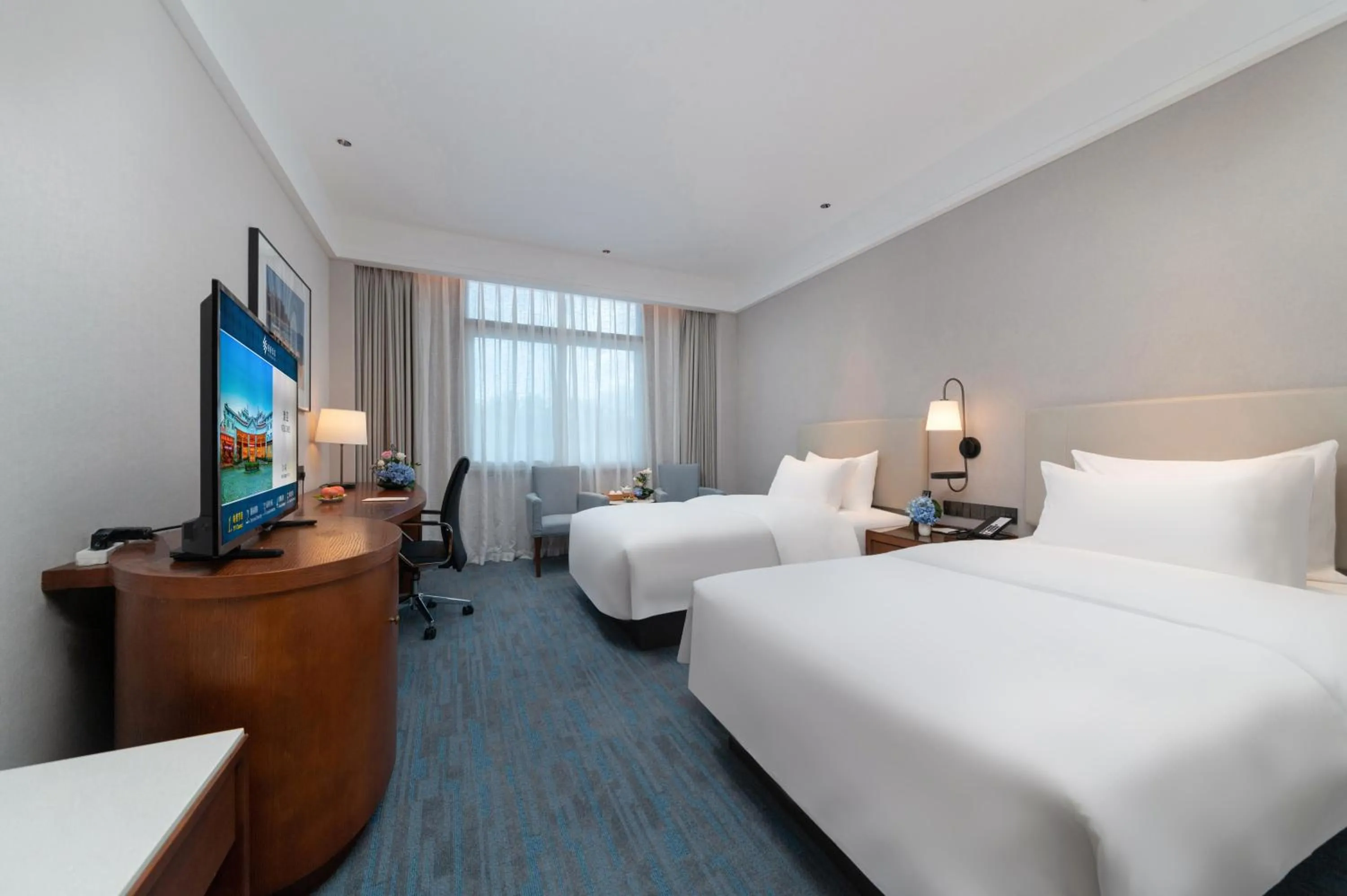 Bedroom, Bed in Xiamen Xiang An Yi Hao Hotel