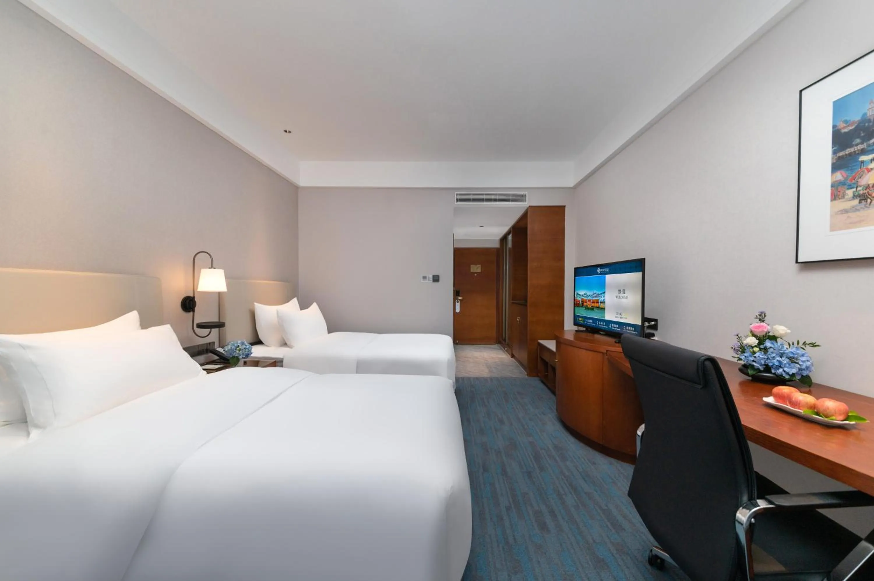 Bedroom, Bed in Xiamen Xiang An Yi Hao Hotel