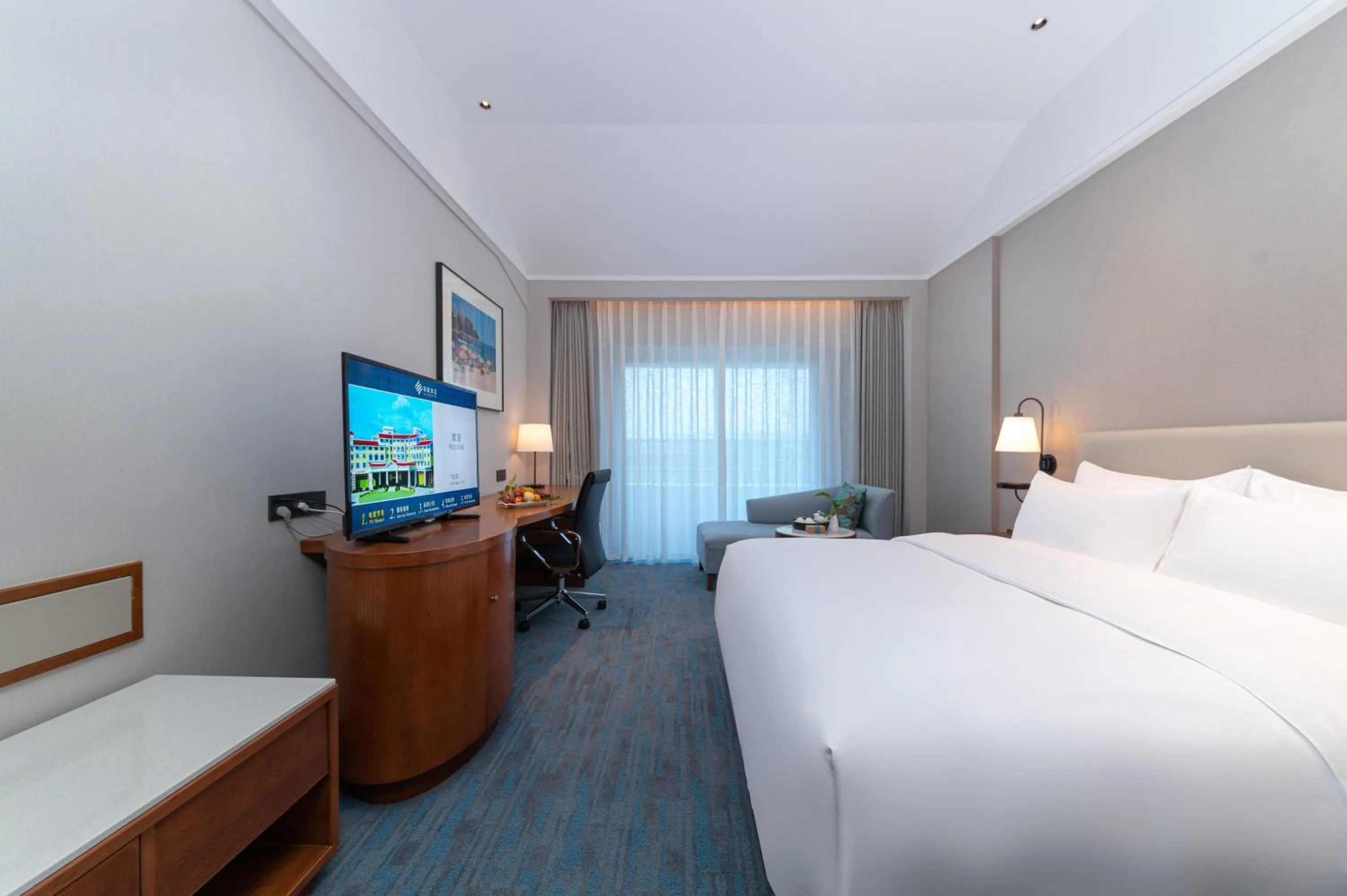 Bedroom, Bed in Xiamen Xiang An Yi Hao Hotel