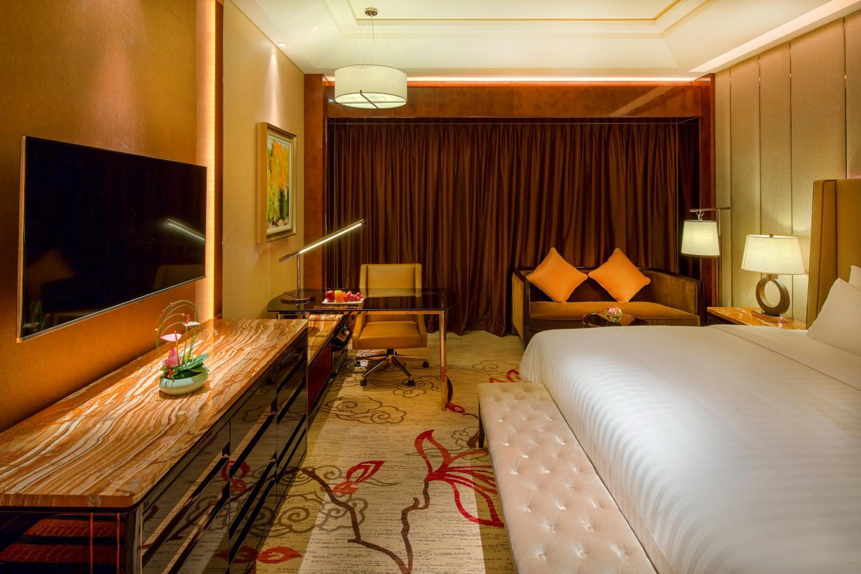 Bedroom, Bed in Sanding New Century Grand Hotel Yiwu