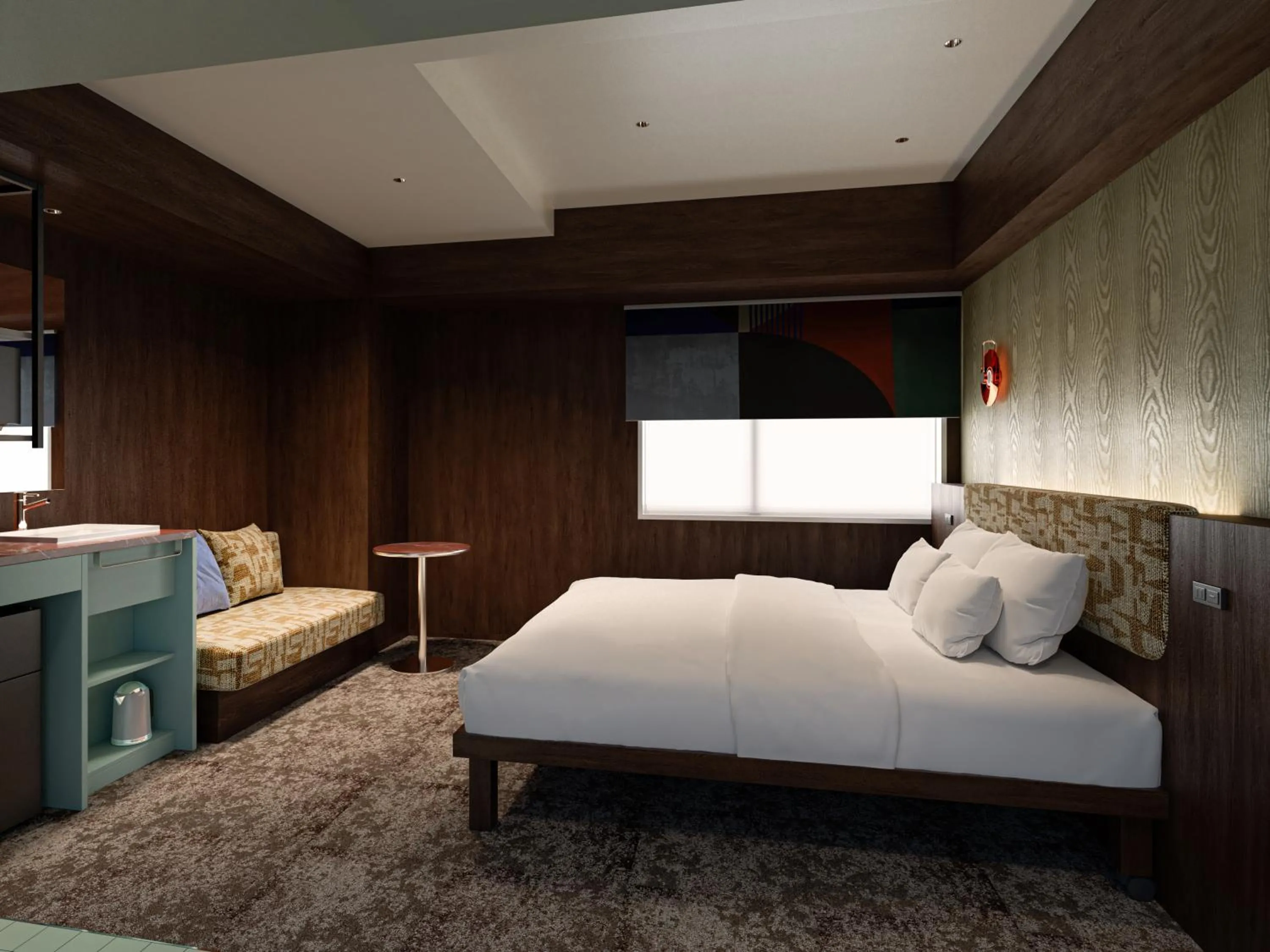 Photo of the whole room, Bed in Tokyu Stay Shinjuku