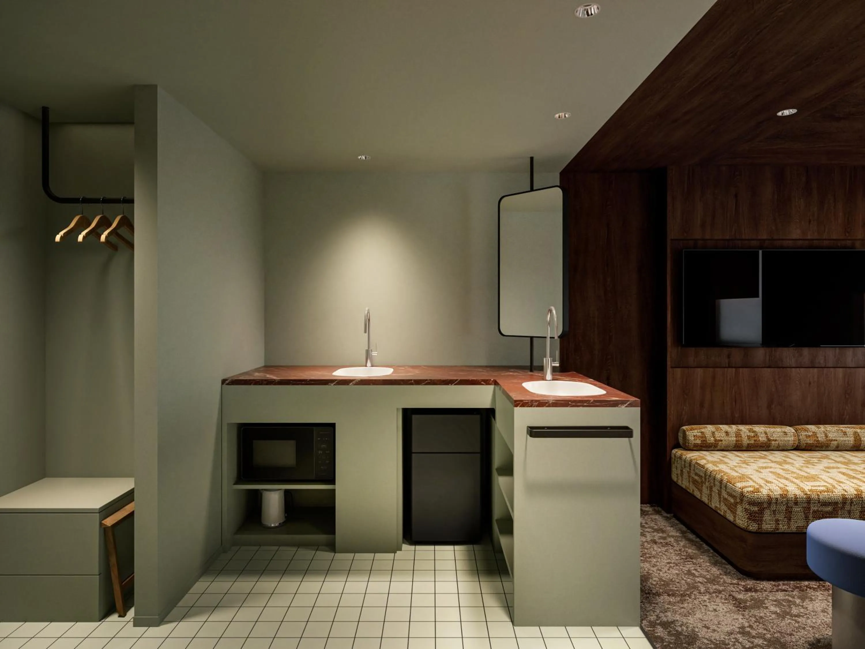 Kitchen or kitchenette in Tokyu Stay Shinjuku