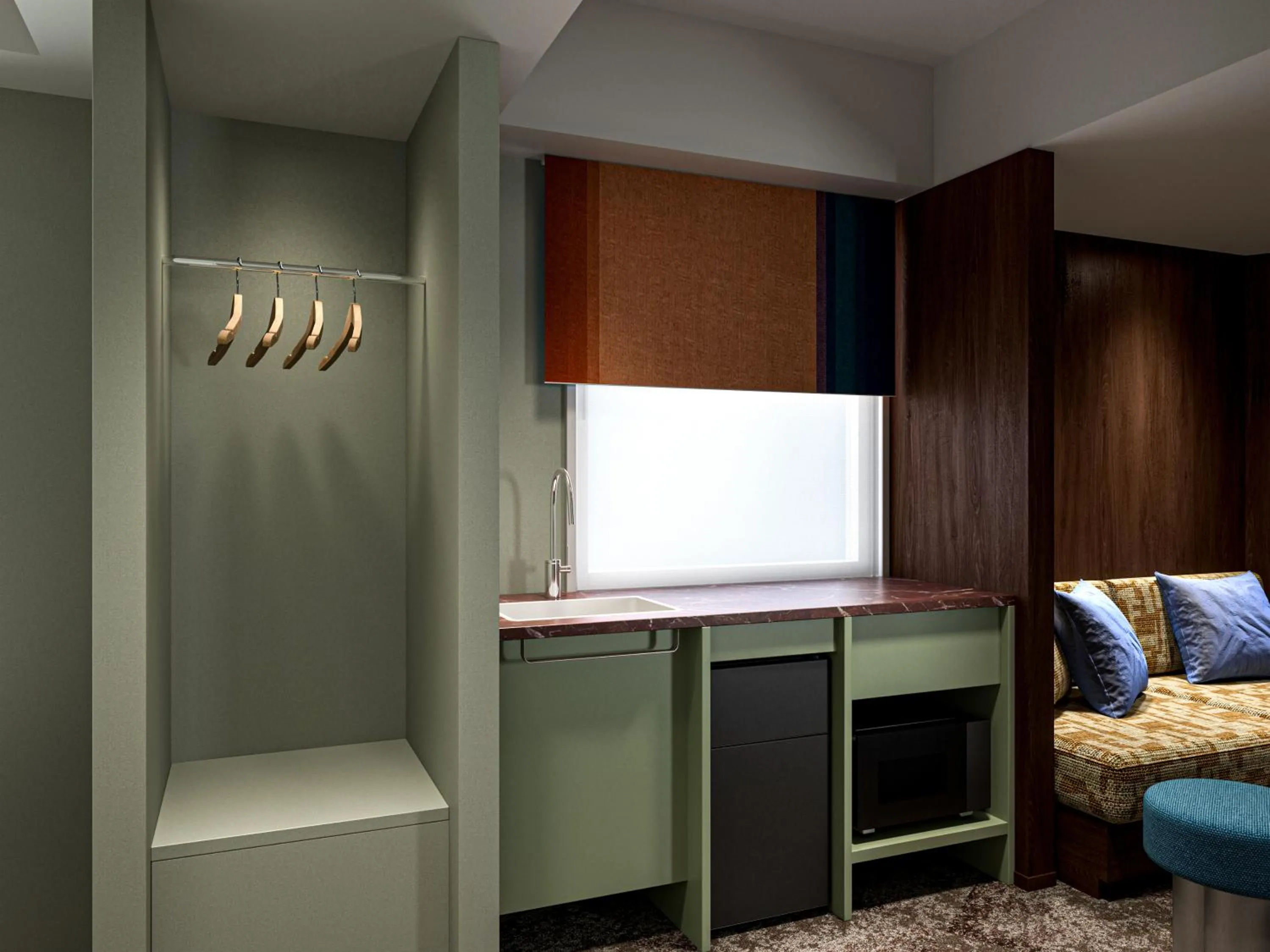 Kitchen or kitchenette in Tokyu Stay Shinjuku