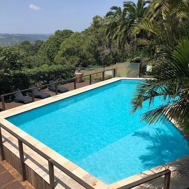 Pool view in Montville Holiday Apartments