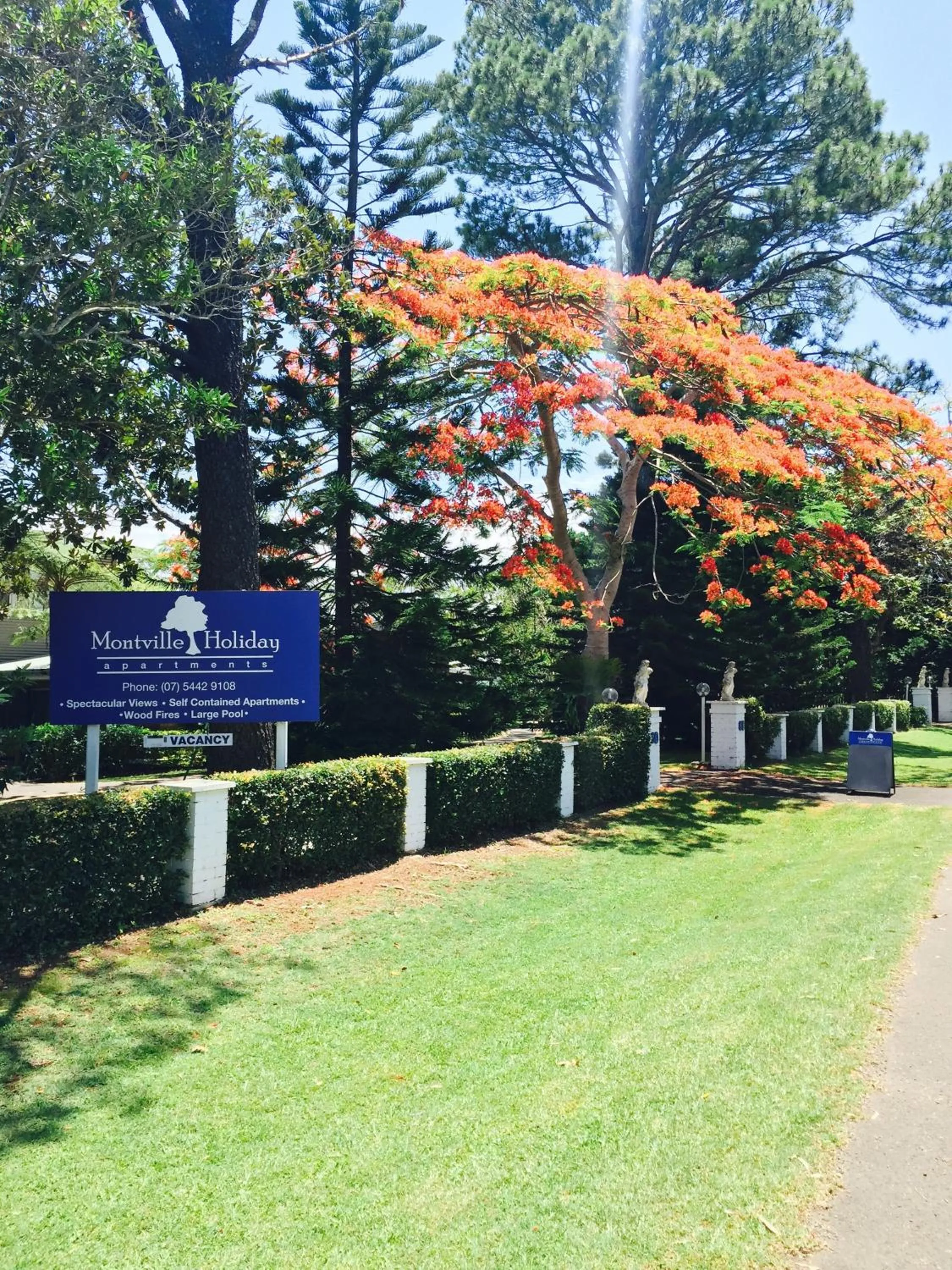 Street view in Montville Holiday Apartments