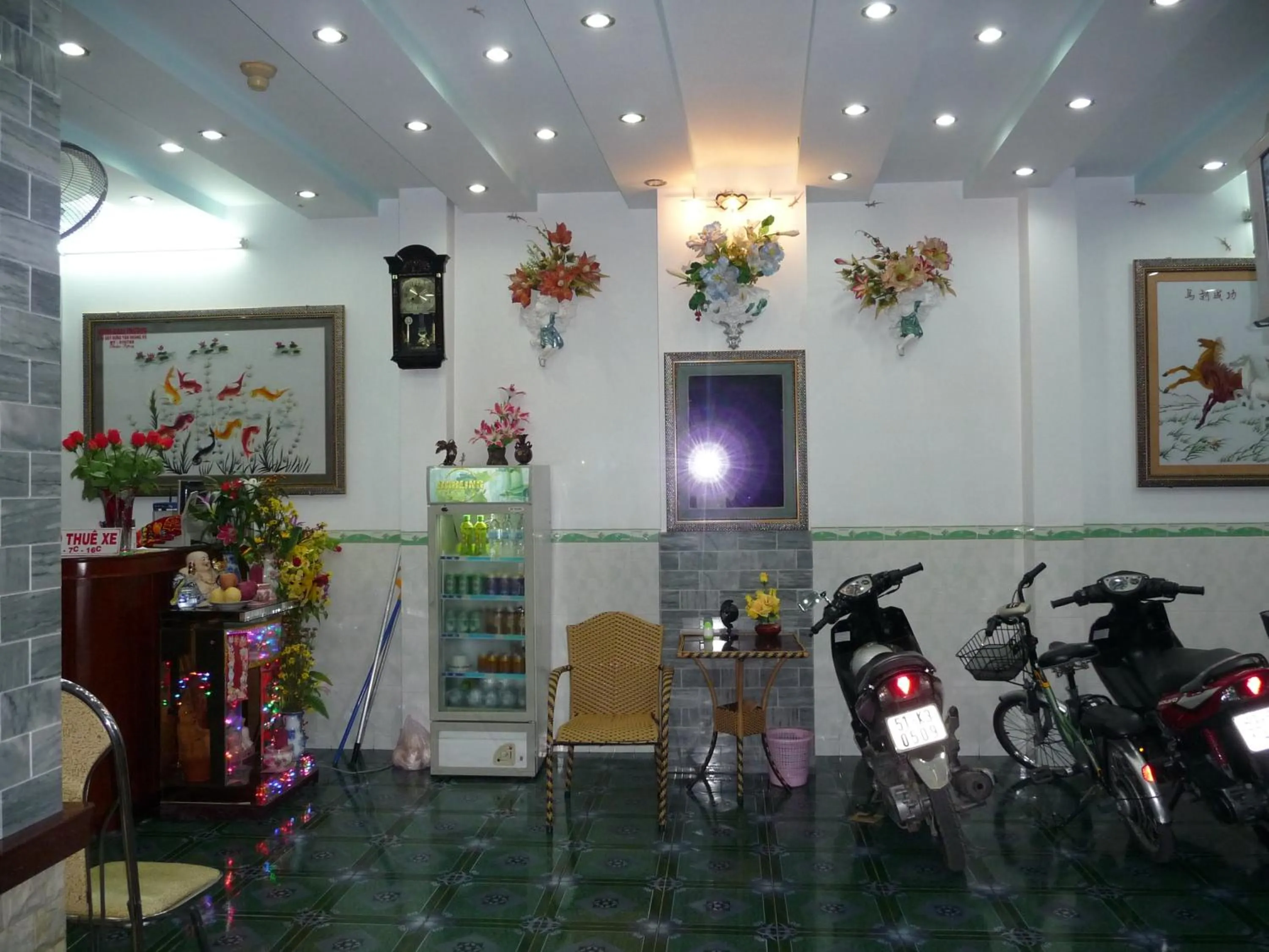 Decorative detail in Minh Tai Hotel