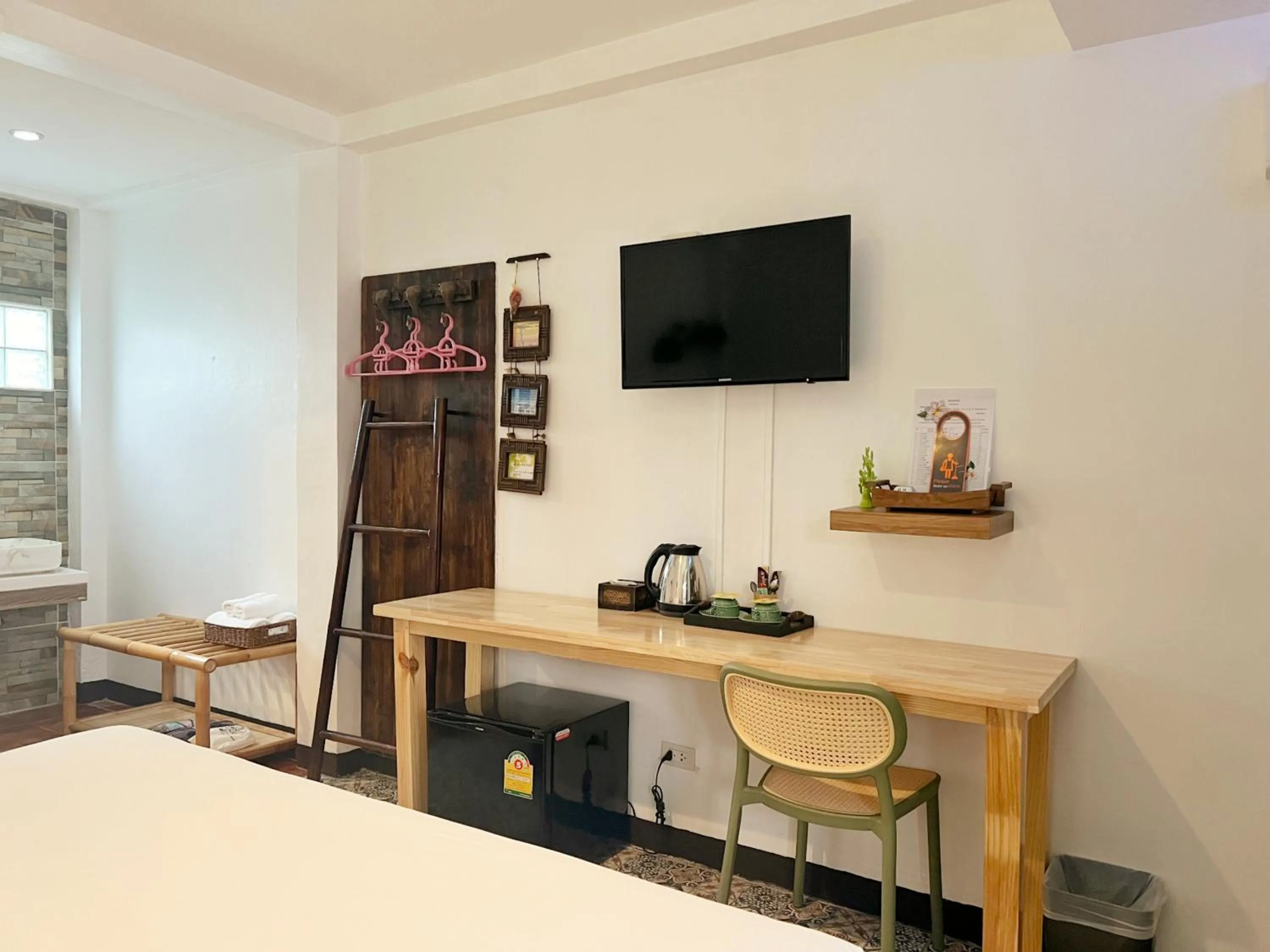 Bed in Somwang Boutique Hotel