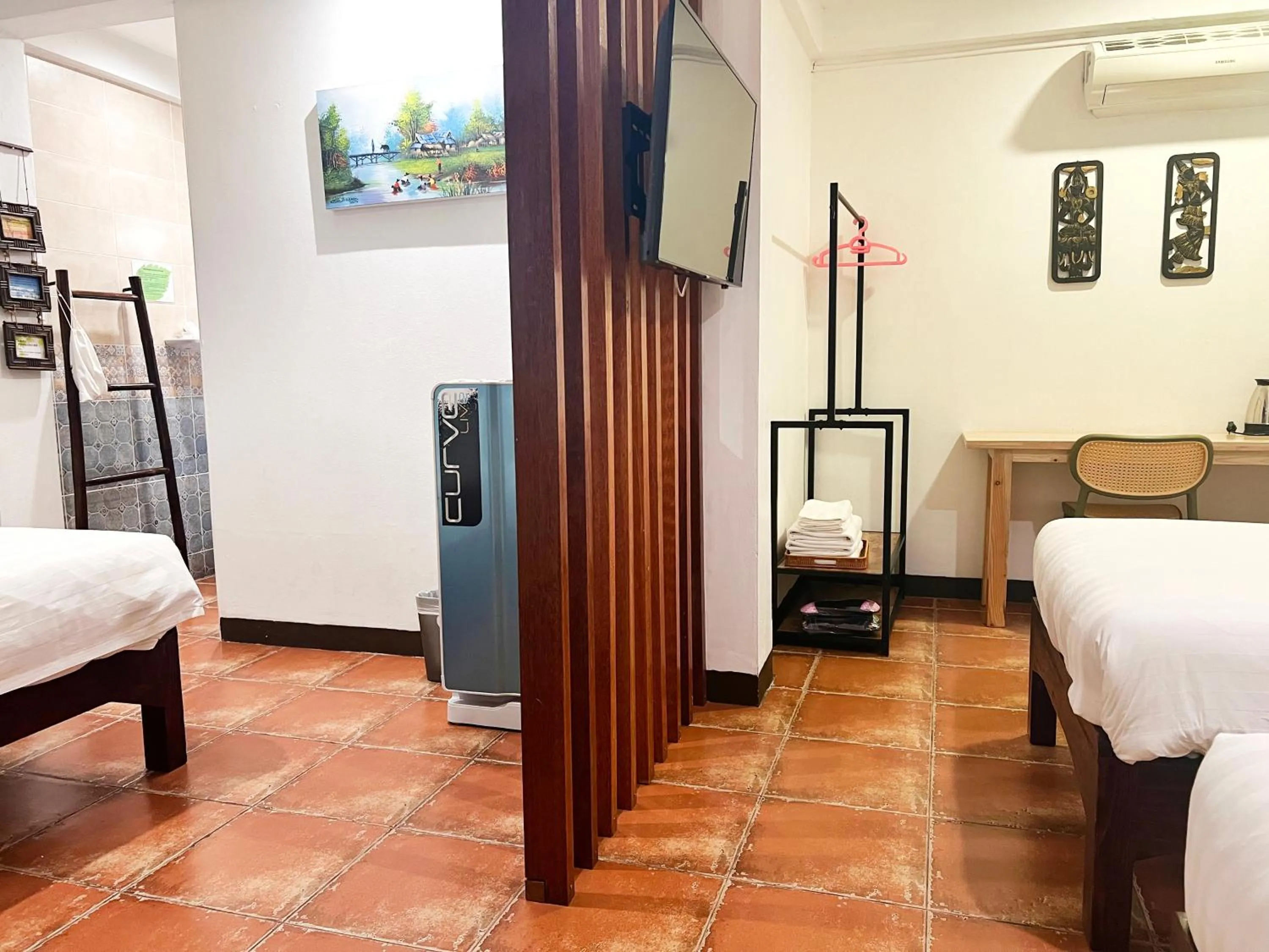 Bed in Somwang Boutique Hotel