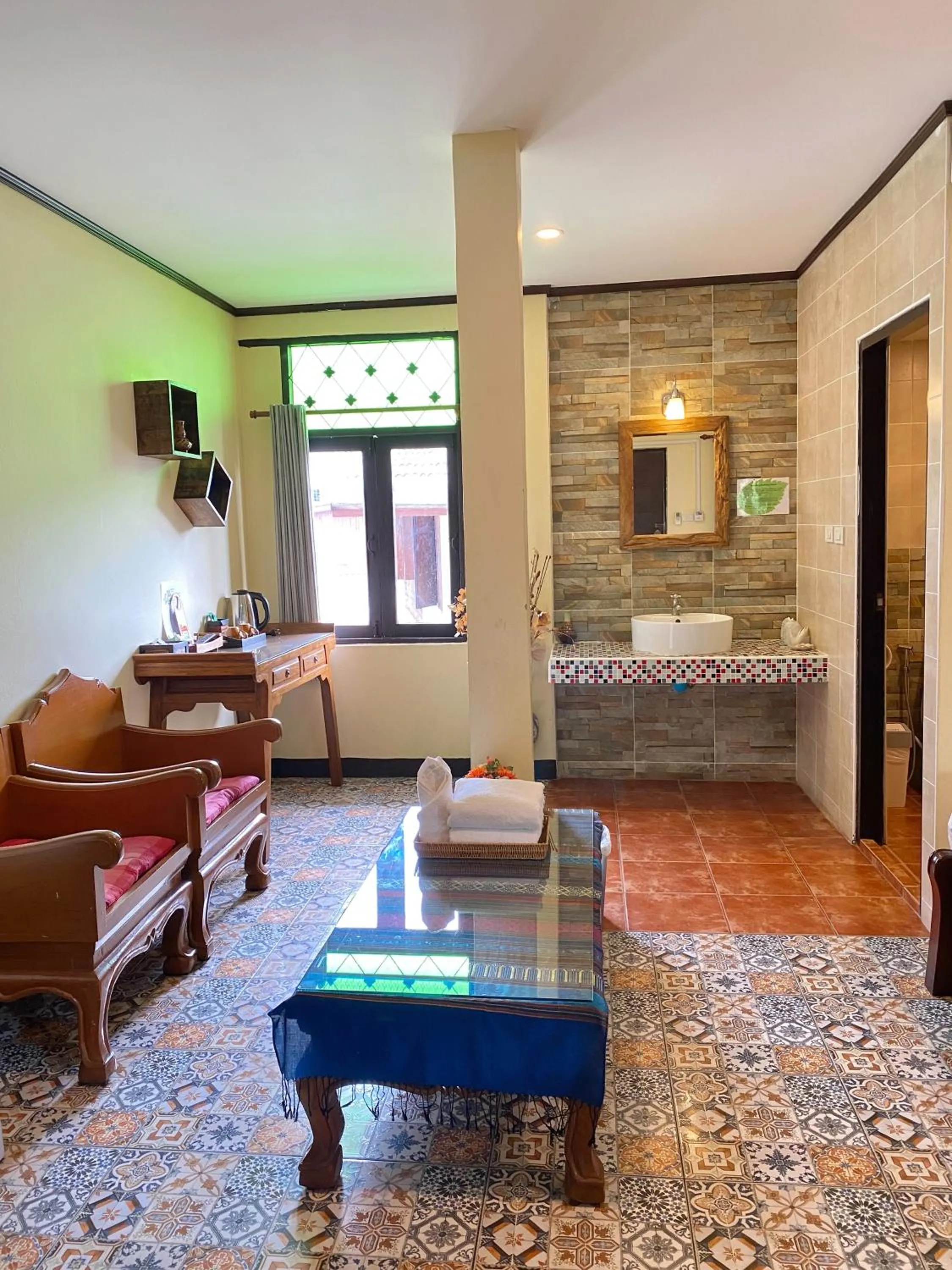 Living room in Somwang Boutique Hotel