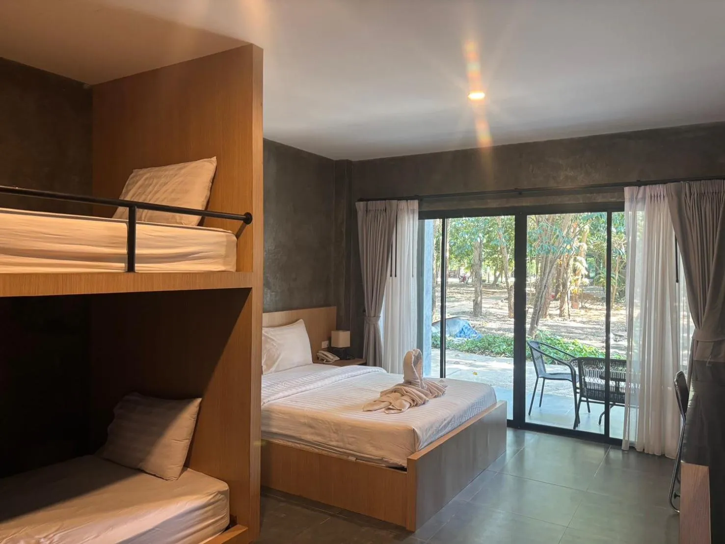 Bed in Blues River Resort