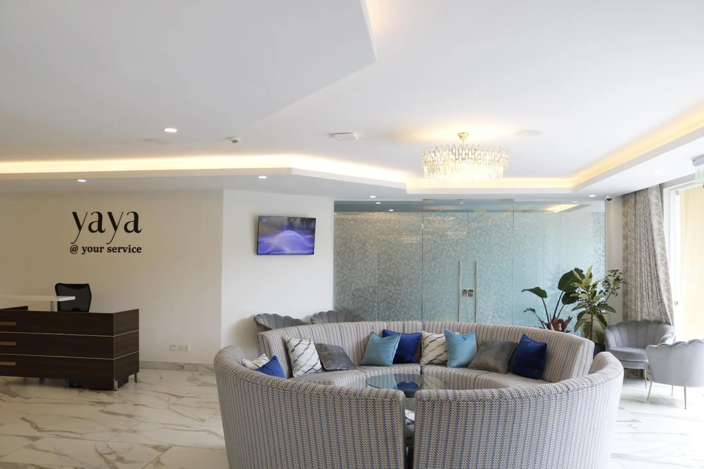 Lobby or reception in Yaya Hotel & Apartments