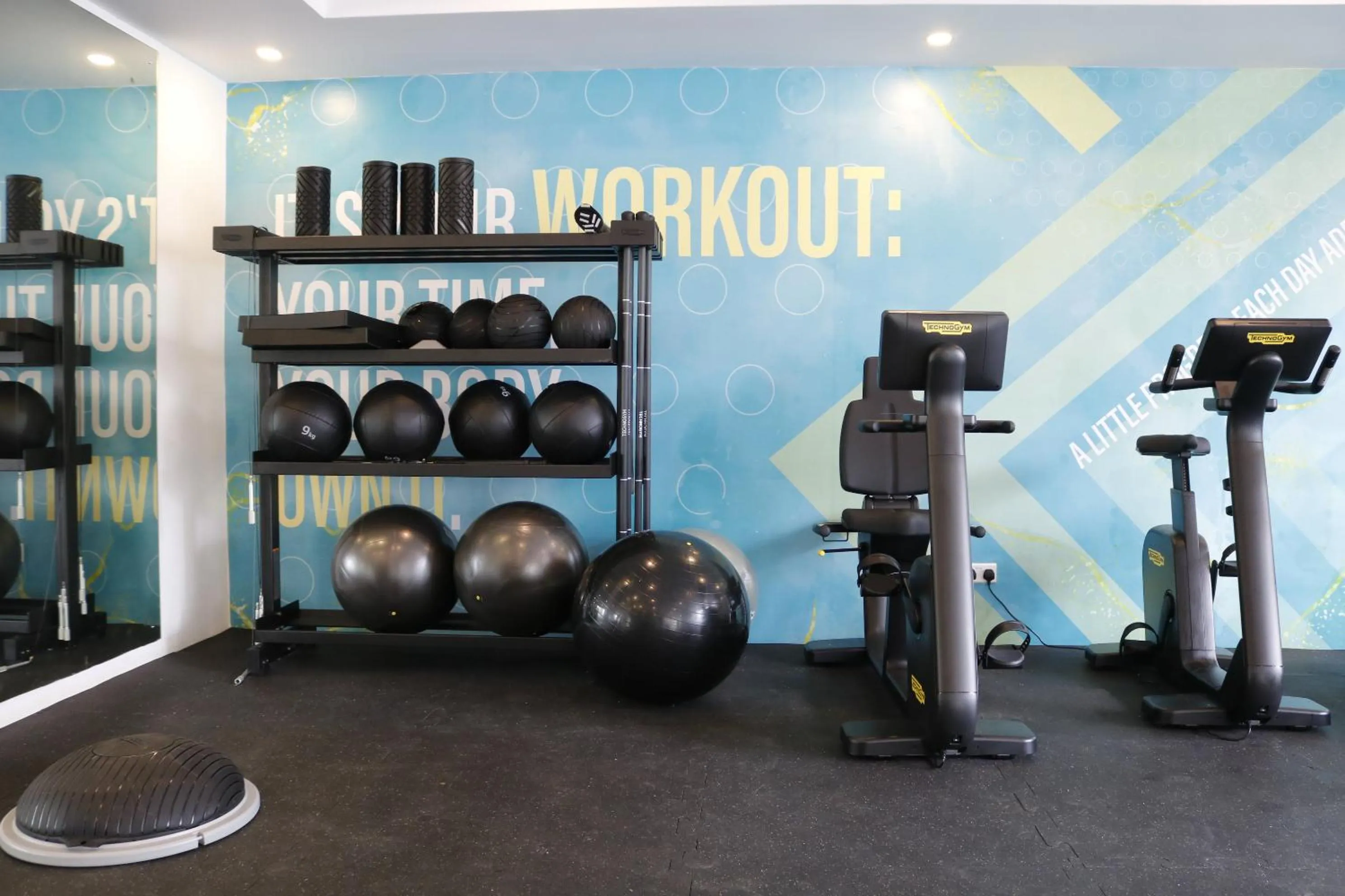 Fitness centre/facilities in Yaya Hotel & Apartments