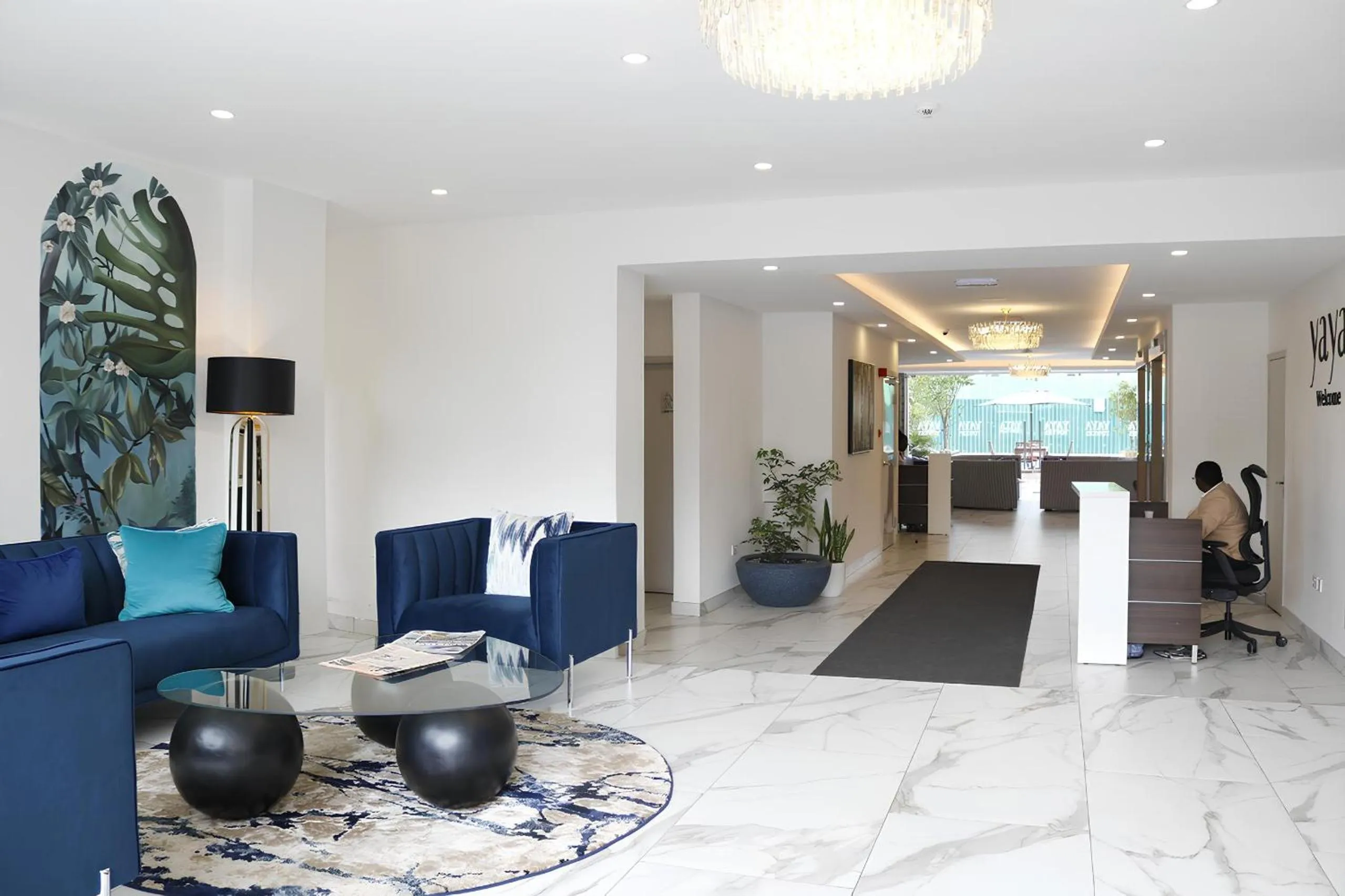 Lobby or reception in Yaya Hotel & Apartments