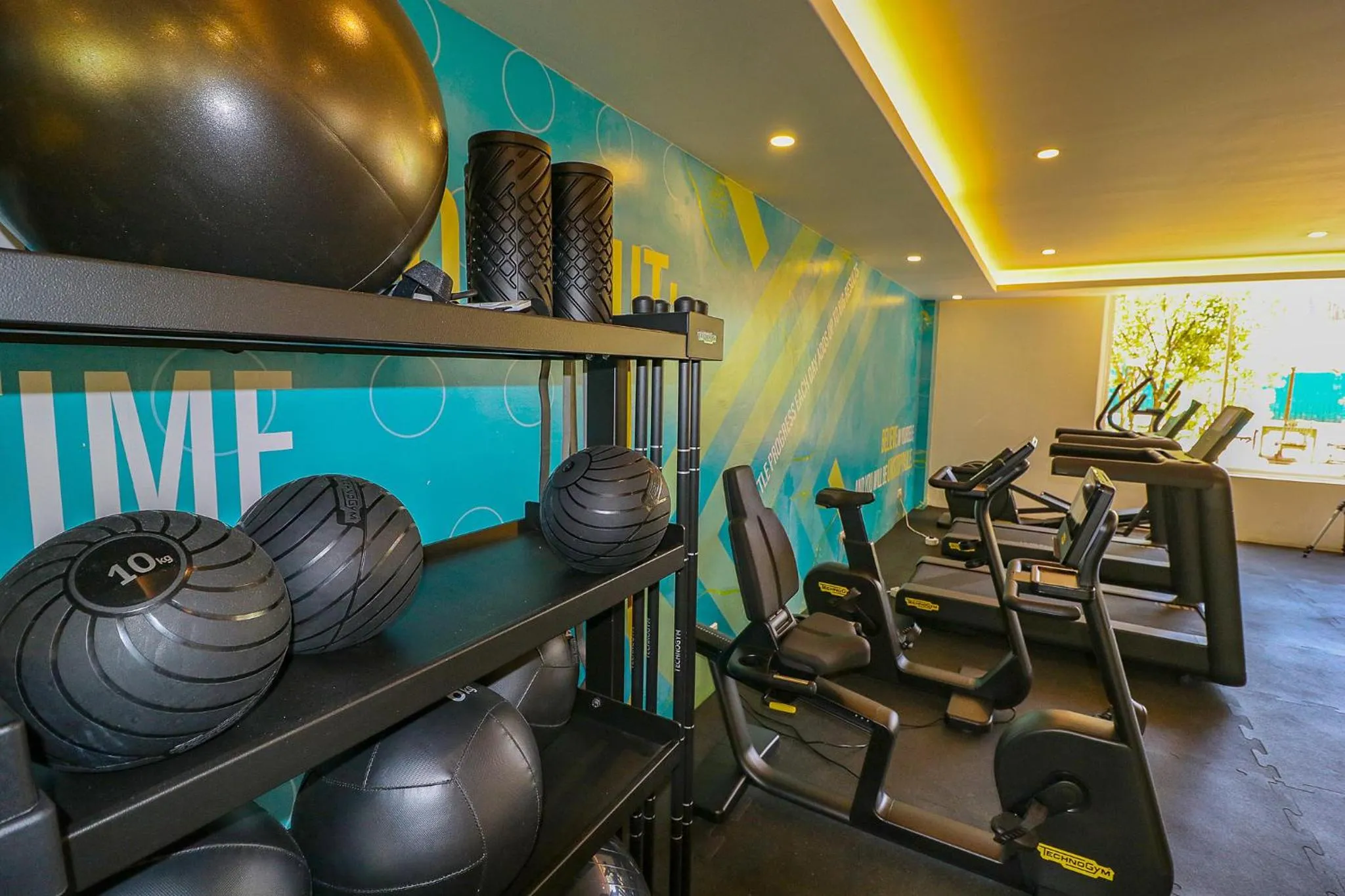 Fitness centre/facilities in Yaya Hotel & Apartments