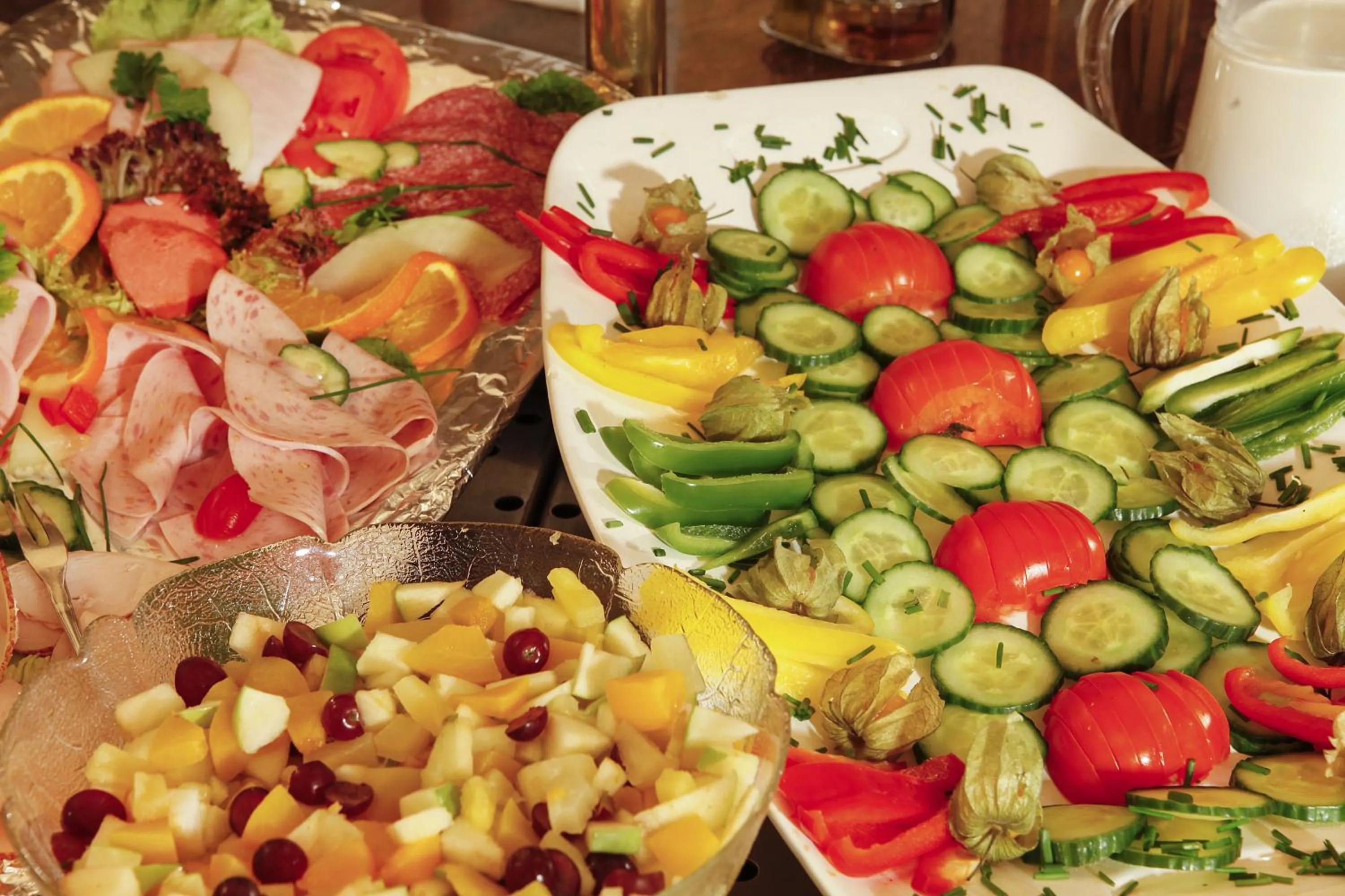 Buffet breakfast in Gästehaus Kaiserhof Lübeck