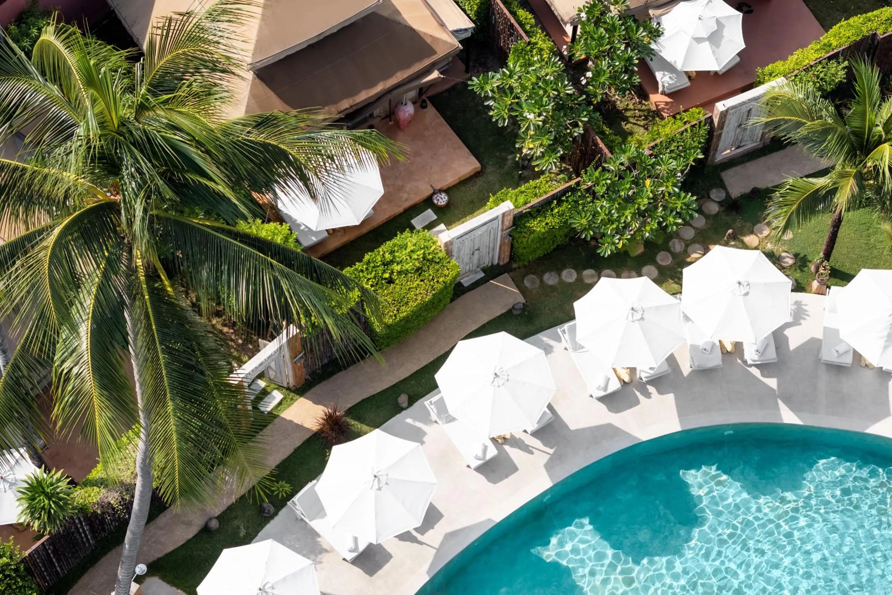 Swimming pool in Khwan Beach Resort - Luxury Glamping and Pool Villas Samui - Adults Only - SHA Extra Plus