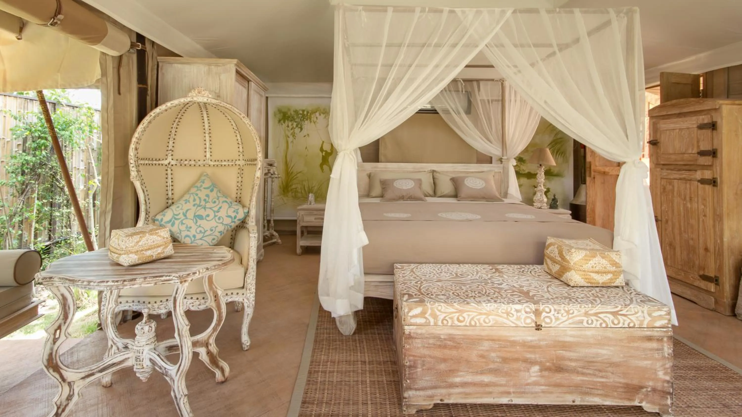 Bedroom, Bed in Khwan Beach Resort - Luxury Glamping and Pool Villas Samui - Adults Only - SHA Extra Plus