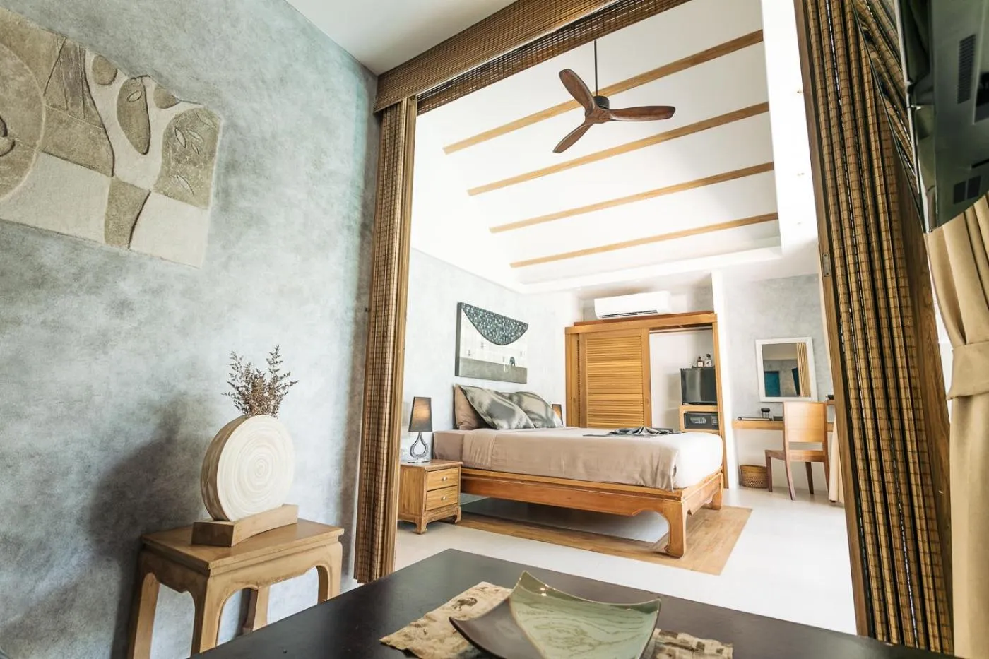 Bedroom, Bed in Khwan Beach Resort - Luxury Glamping and Pool Villas Samui - Adults Only - SHA Extra Plus