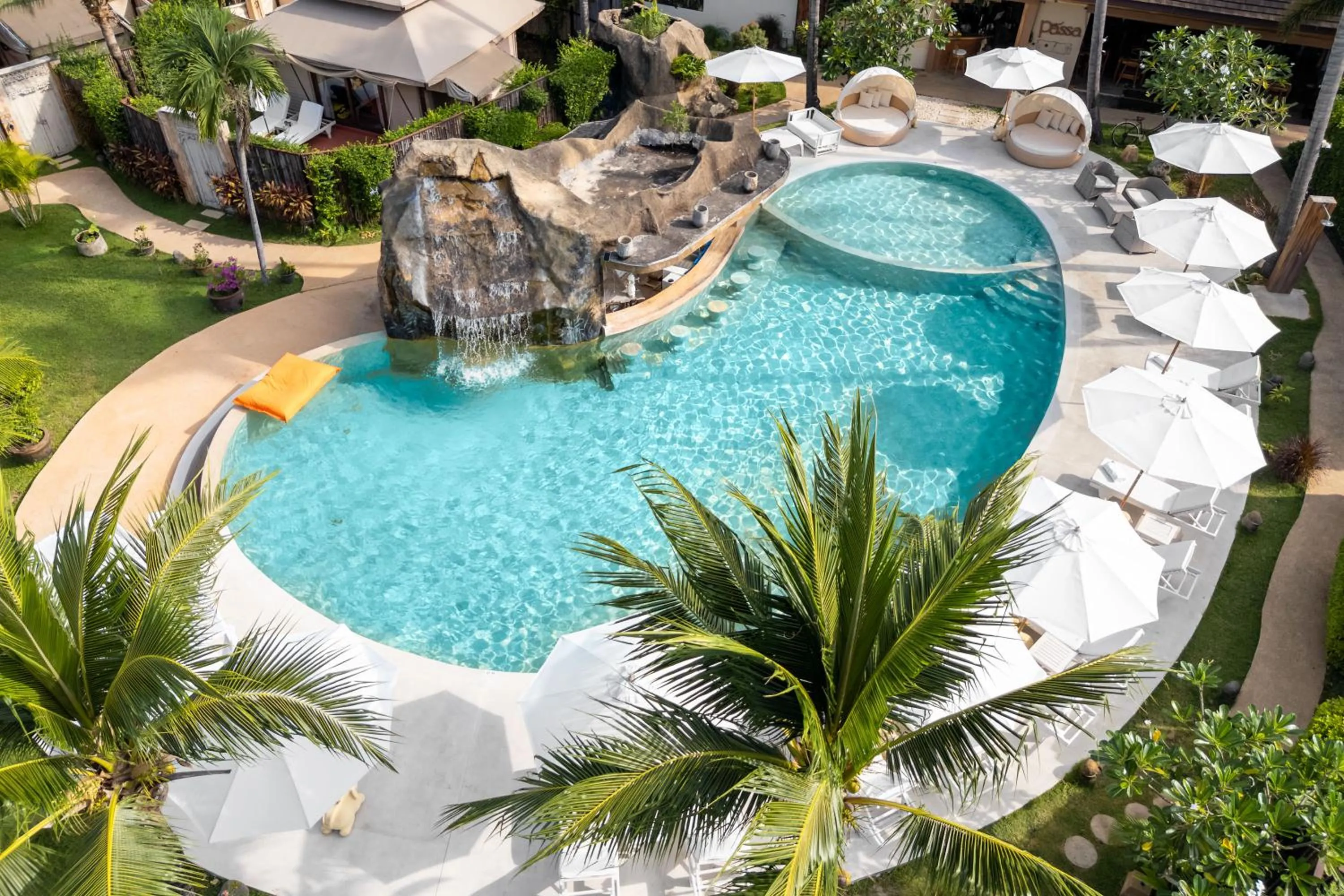 Swimming pool in Khwan Beach Resort - Luxury Glamping and Pool Villas Samui - Adults Only - SHA Extra Plus