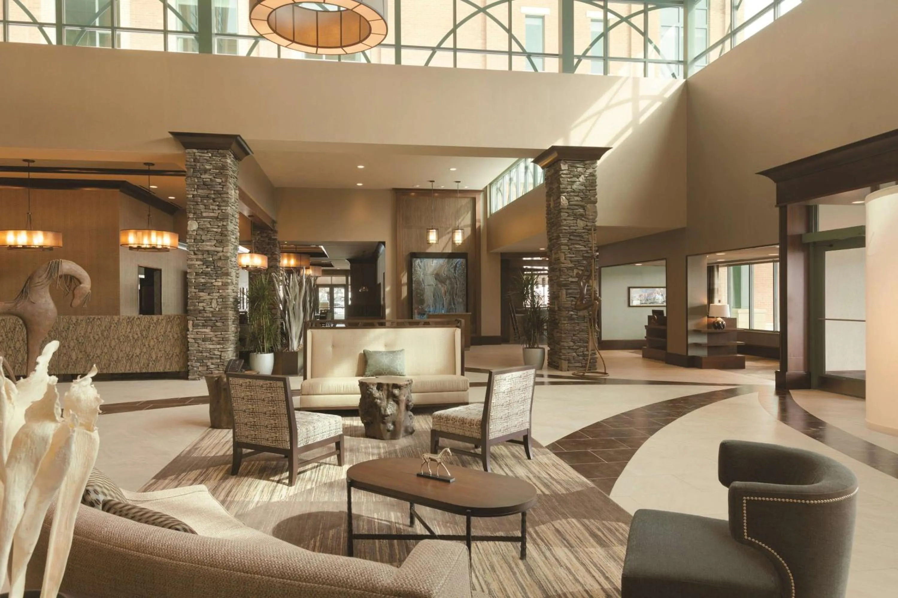 Lobby or reception in Embassy Suites Saratoga Springs