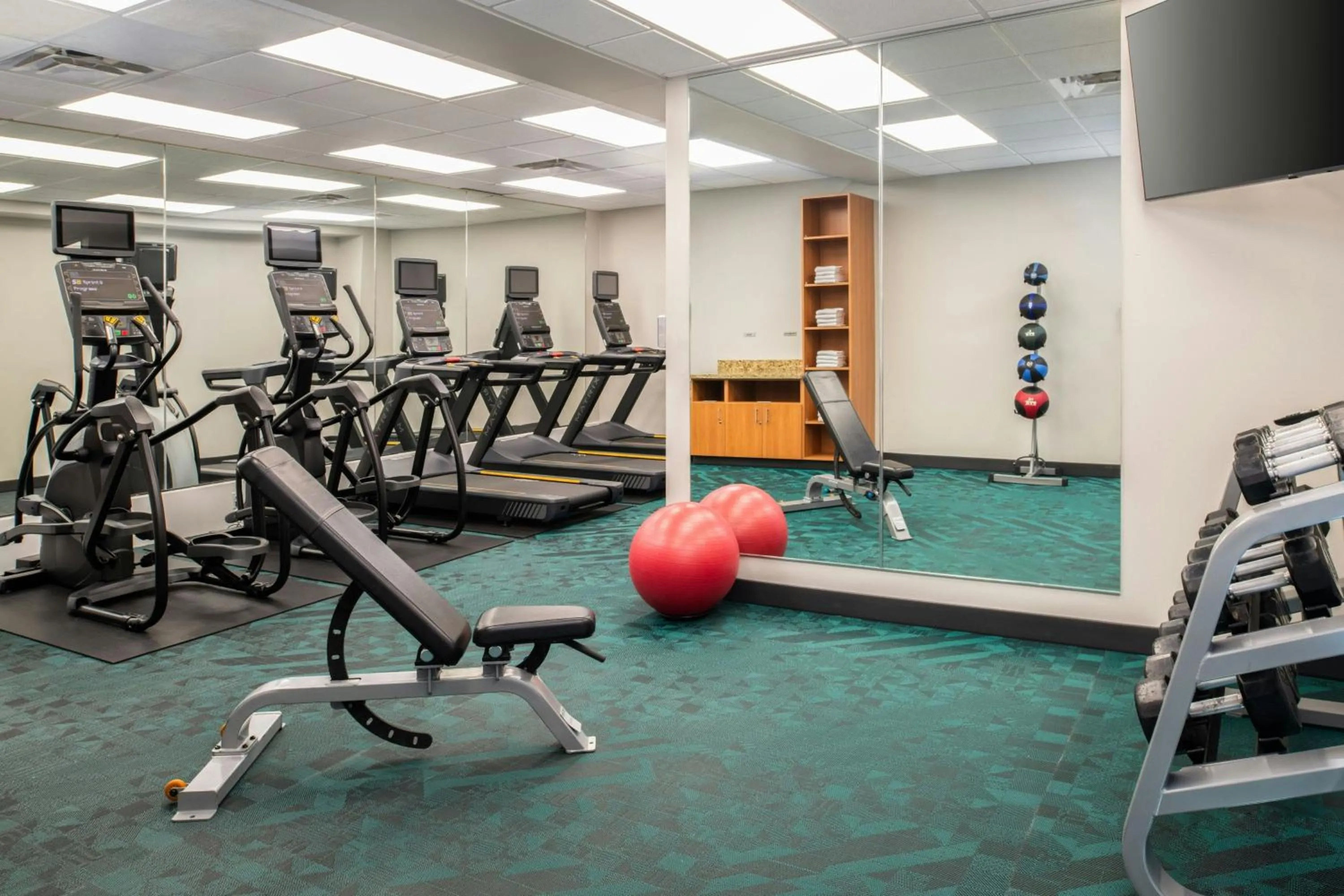 Fitness centre/facilities in TownePlace Suites by Marriott Billings