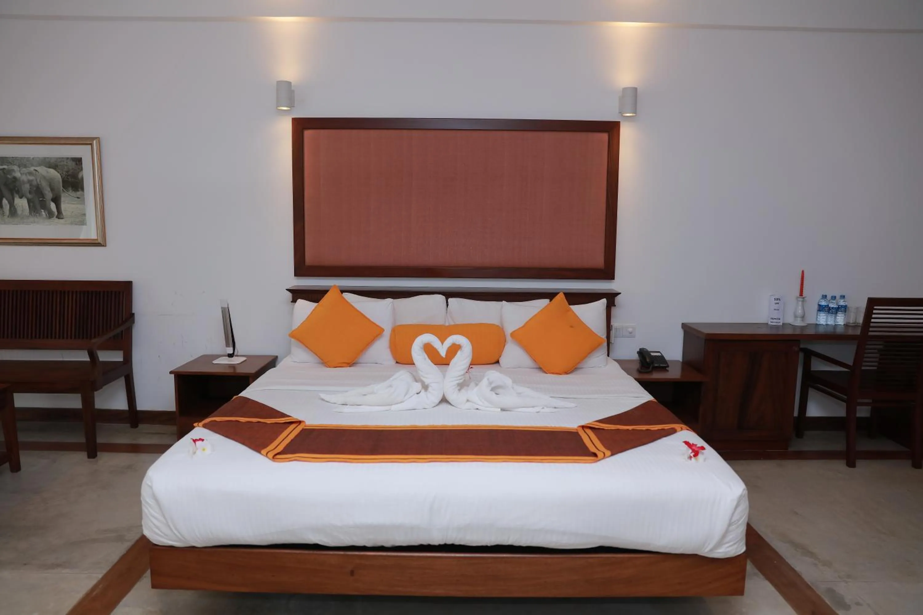 Bedroom, Bed in Refresh Hotel Hikkaduwa