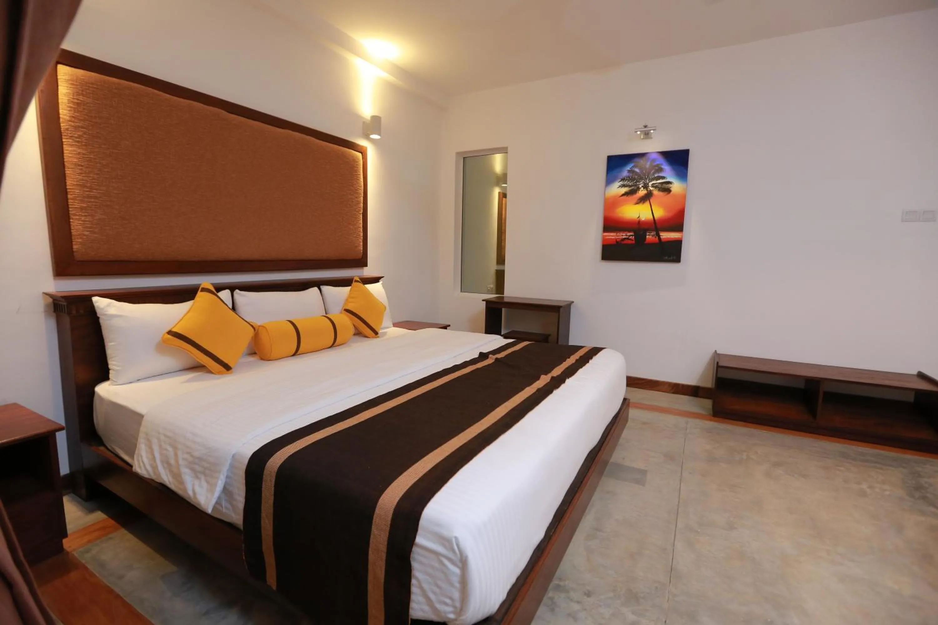 Bedroom, Bed in Refresh Hotel Hikkaduwa
