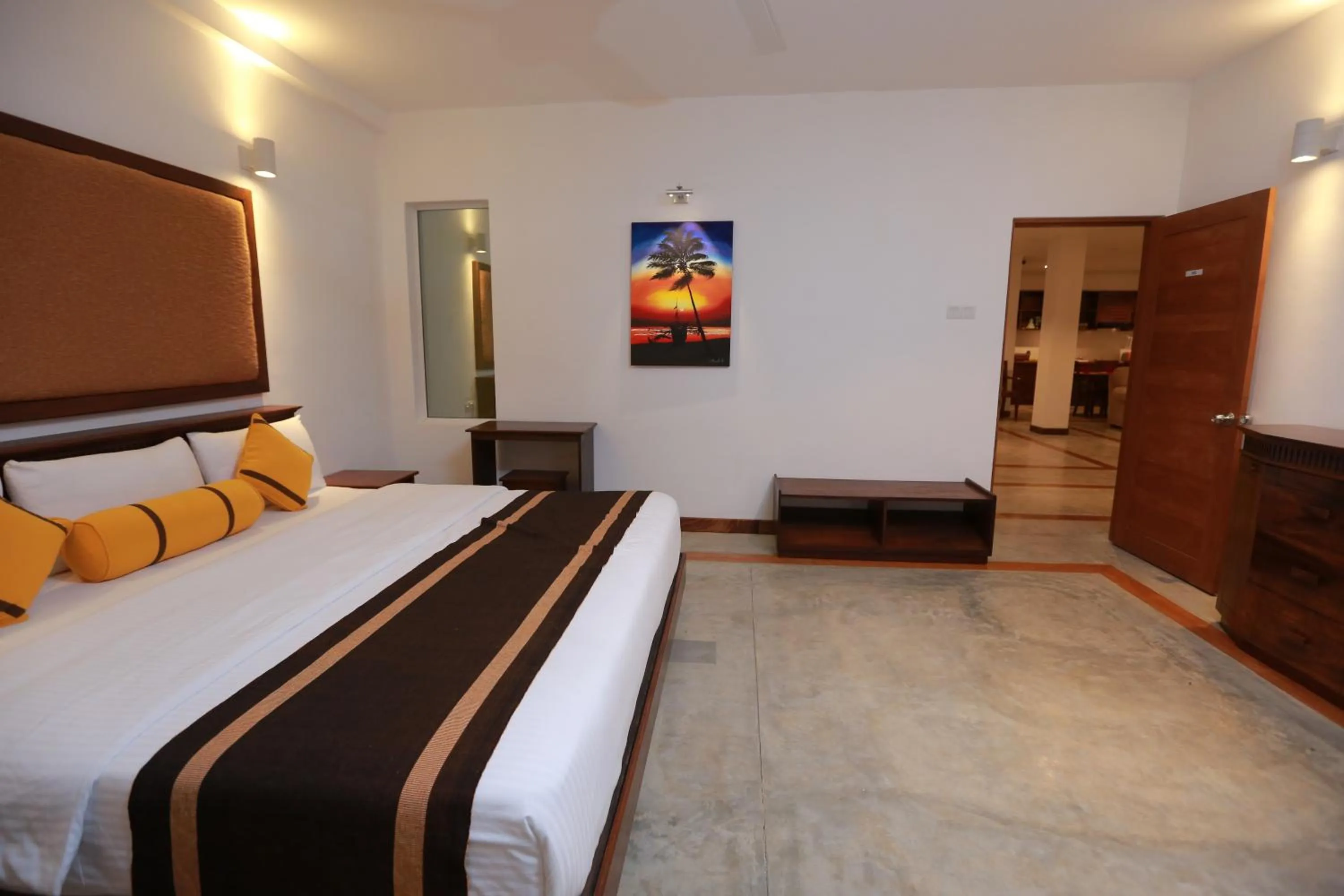 Bedroom, Bed in Refresh Hotel Hikkaduwa