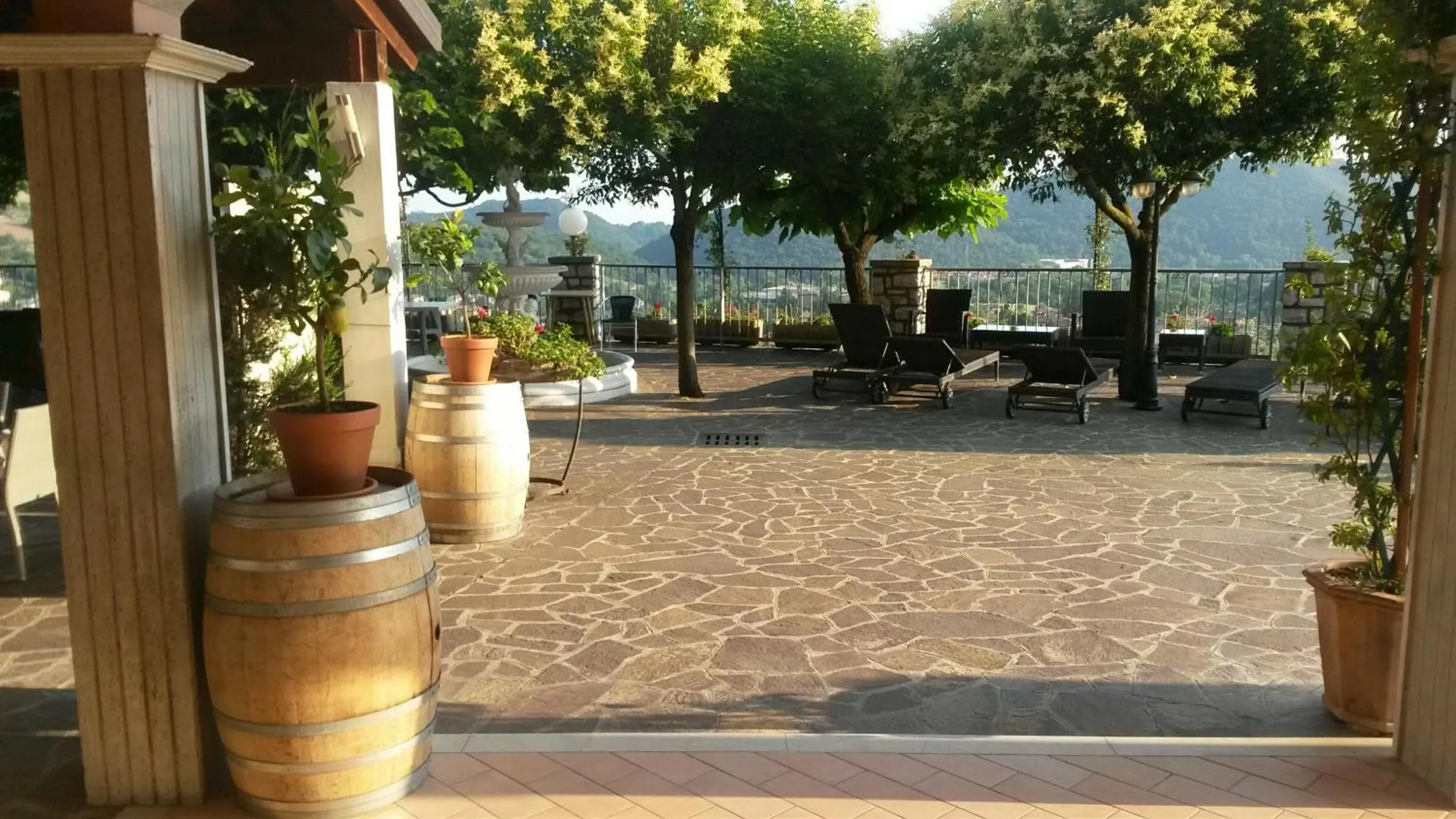 Balcony/Terrace in Ristorante Albergo San Michele