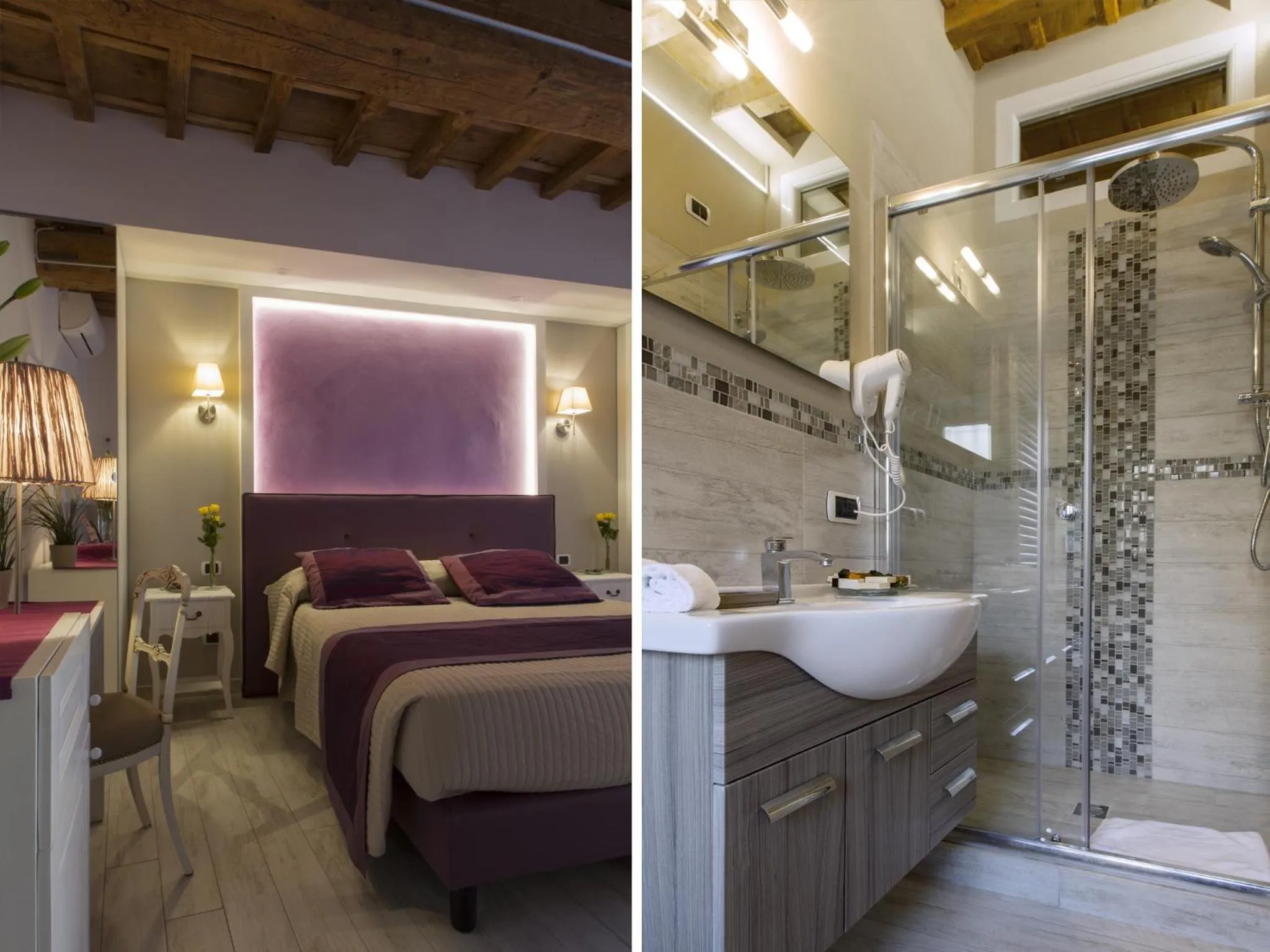 Bathroom, Bed in Locanda di Mosconi