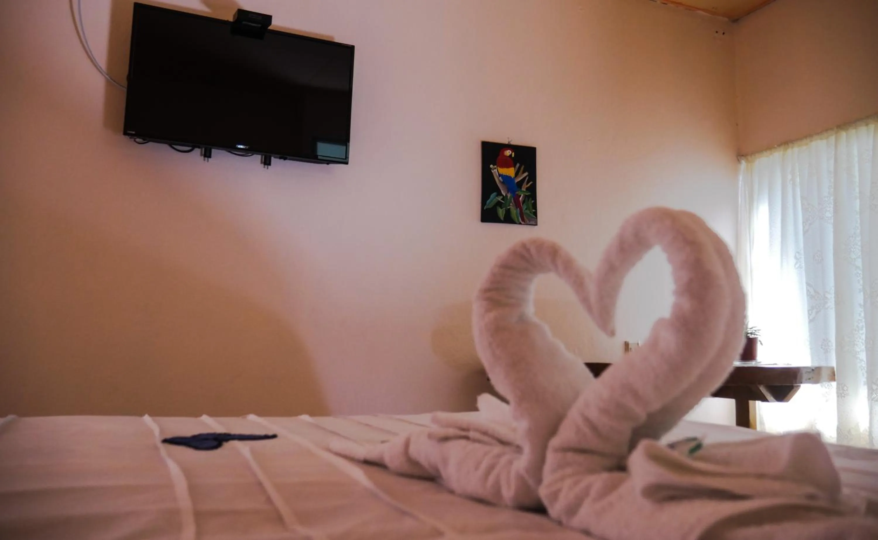 Bed in Monte Los Lirios Lodge