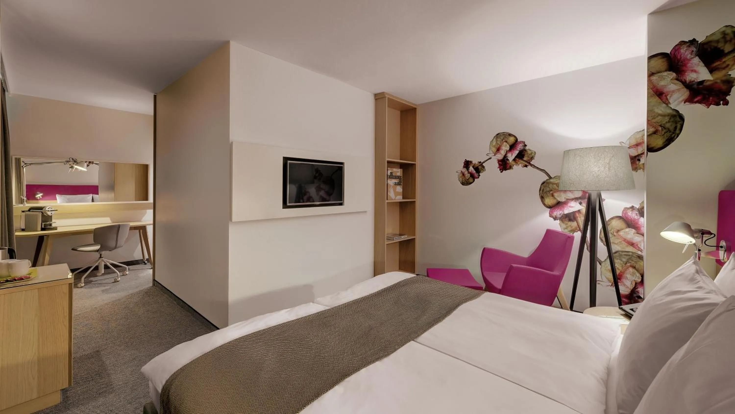 Photo of the whole room, Bed in Holiday Inn Frankfurt - Alte Oper by IHG